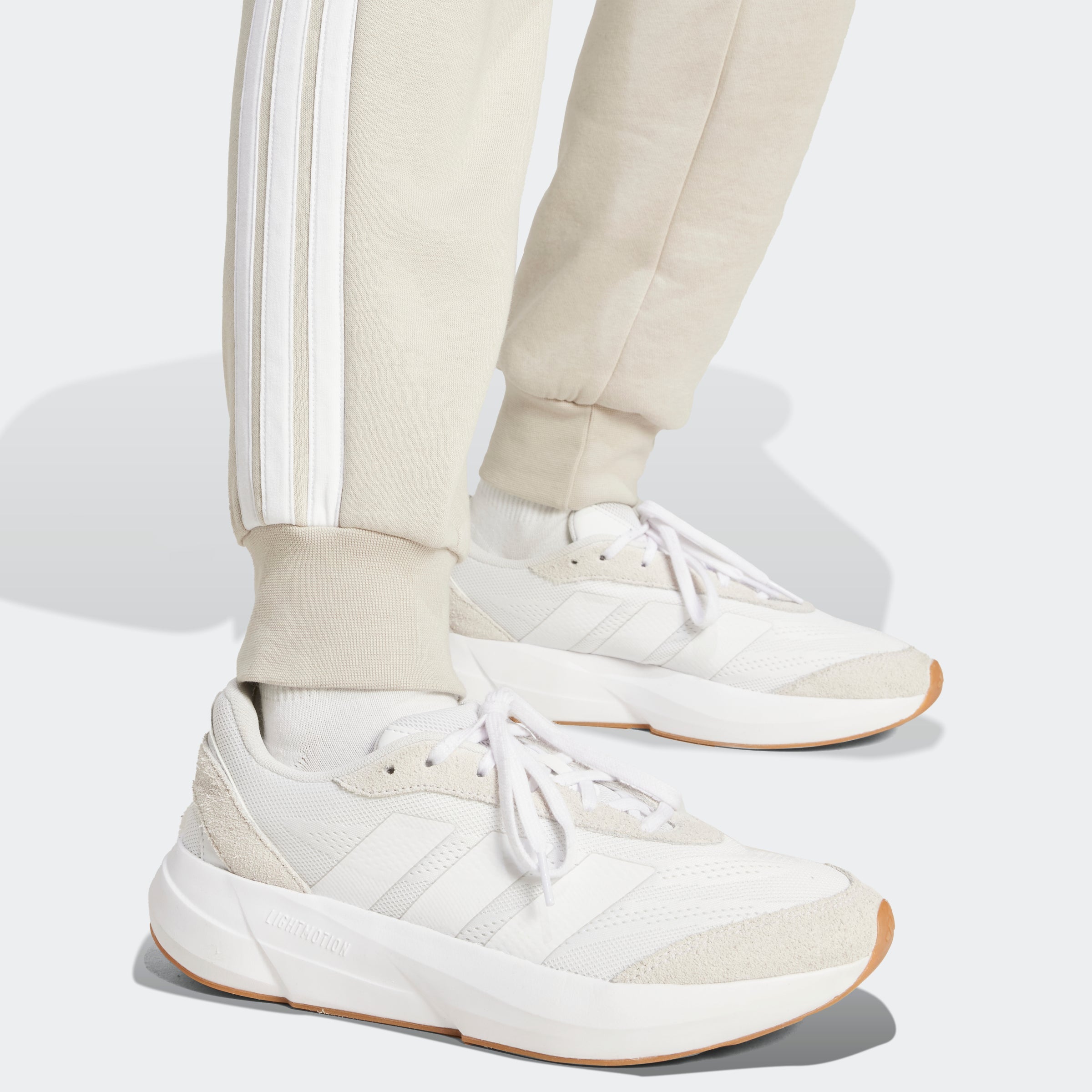 Adidas Calças Cardadas 3S Bege Adidas