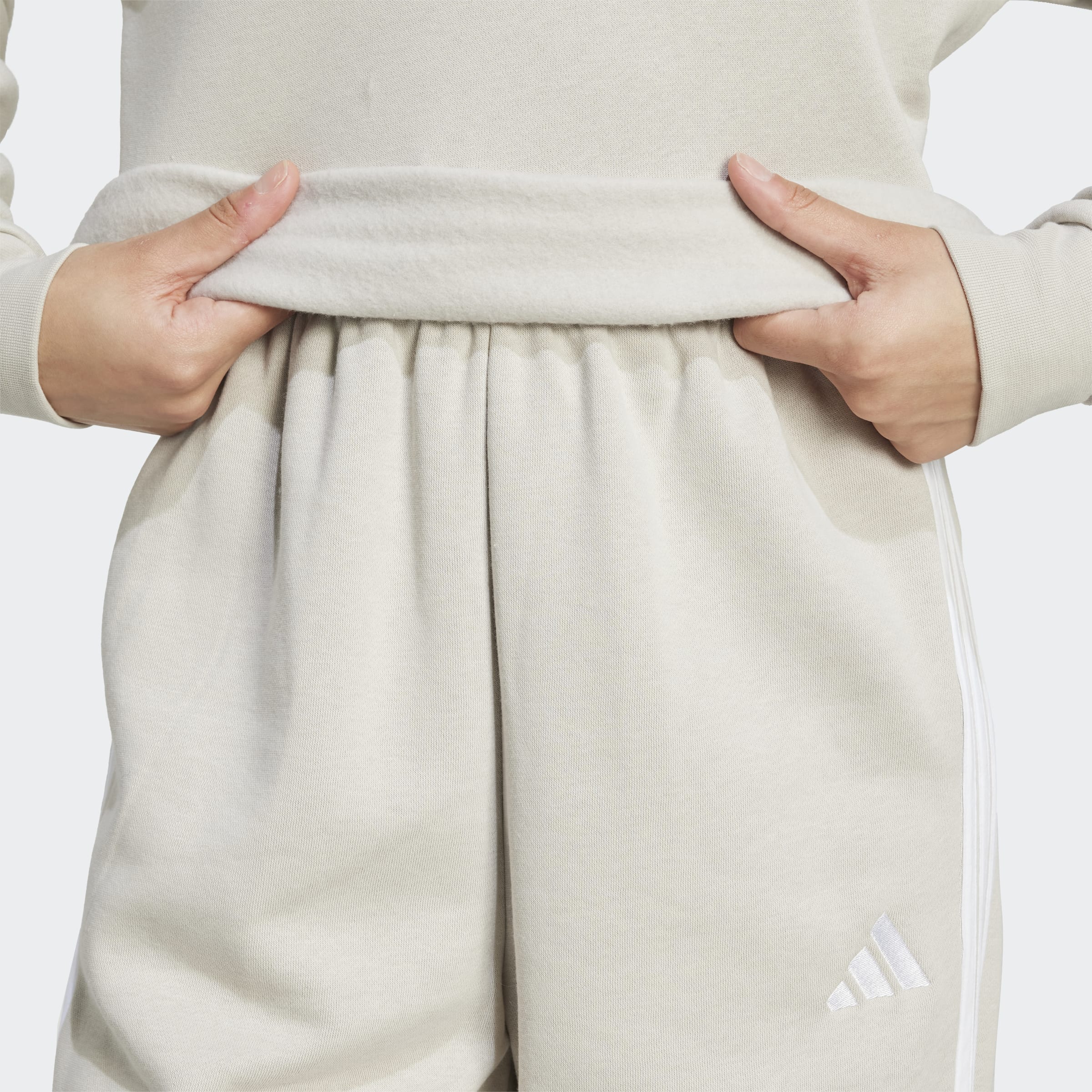 Adidas Camisola W 3S Cardada Bege Adidas