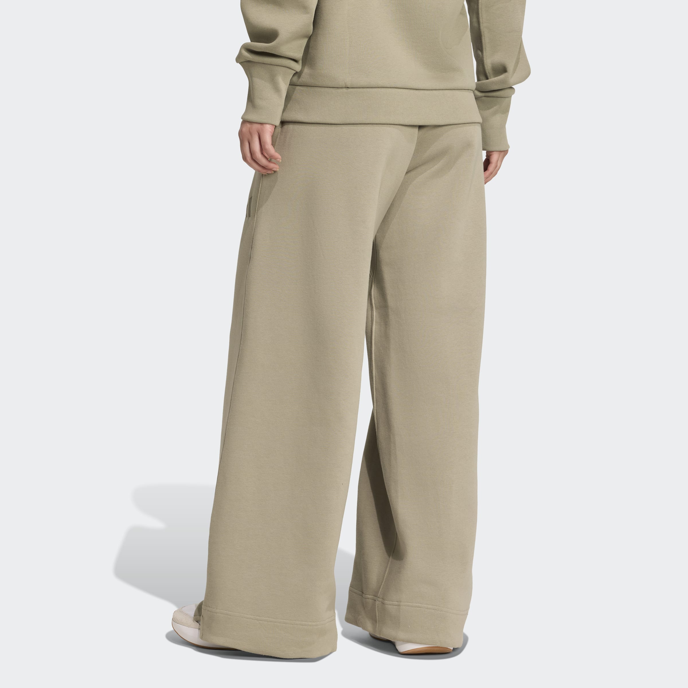 Adidas Calças Largas Cardadas All Szn Verde Adidas