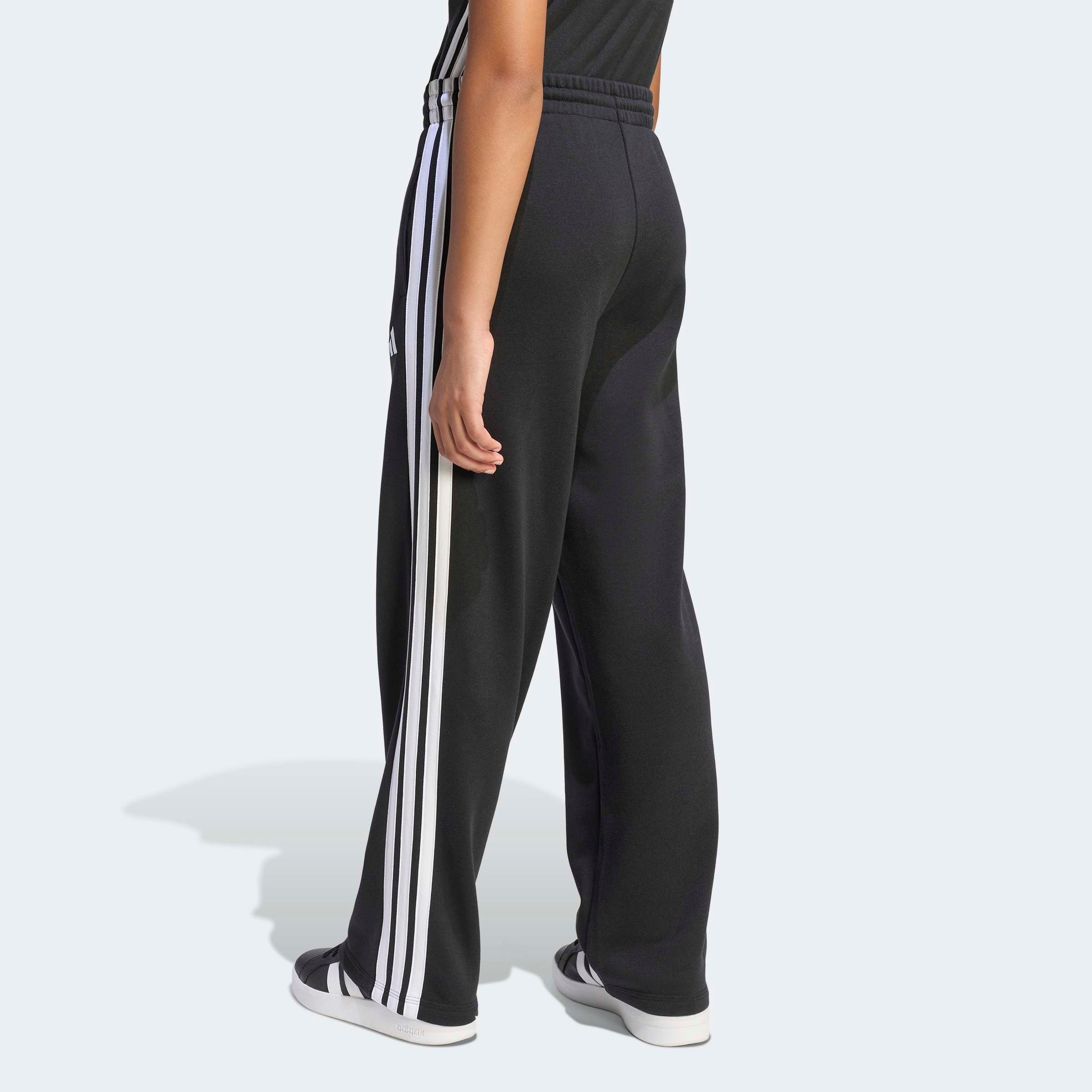 Adidas Calças 3S J Preto/Branco Adidas