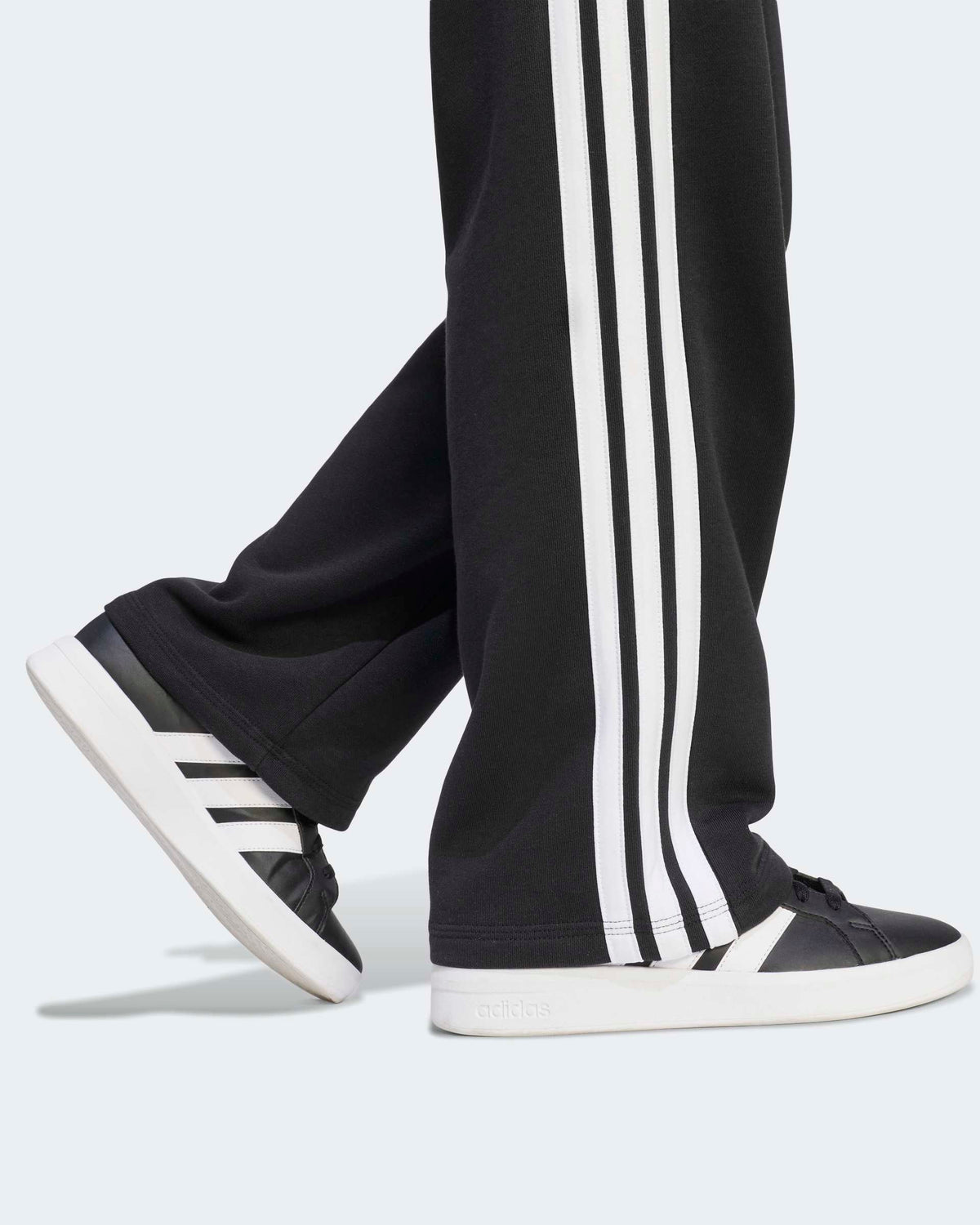 Adidas Calças 3S J Preto/Branco Adidas