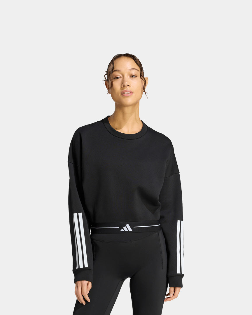 Adidas Camisola Cropped Preta Adidas