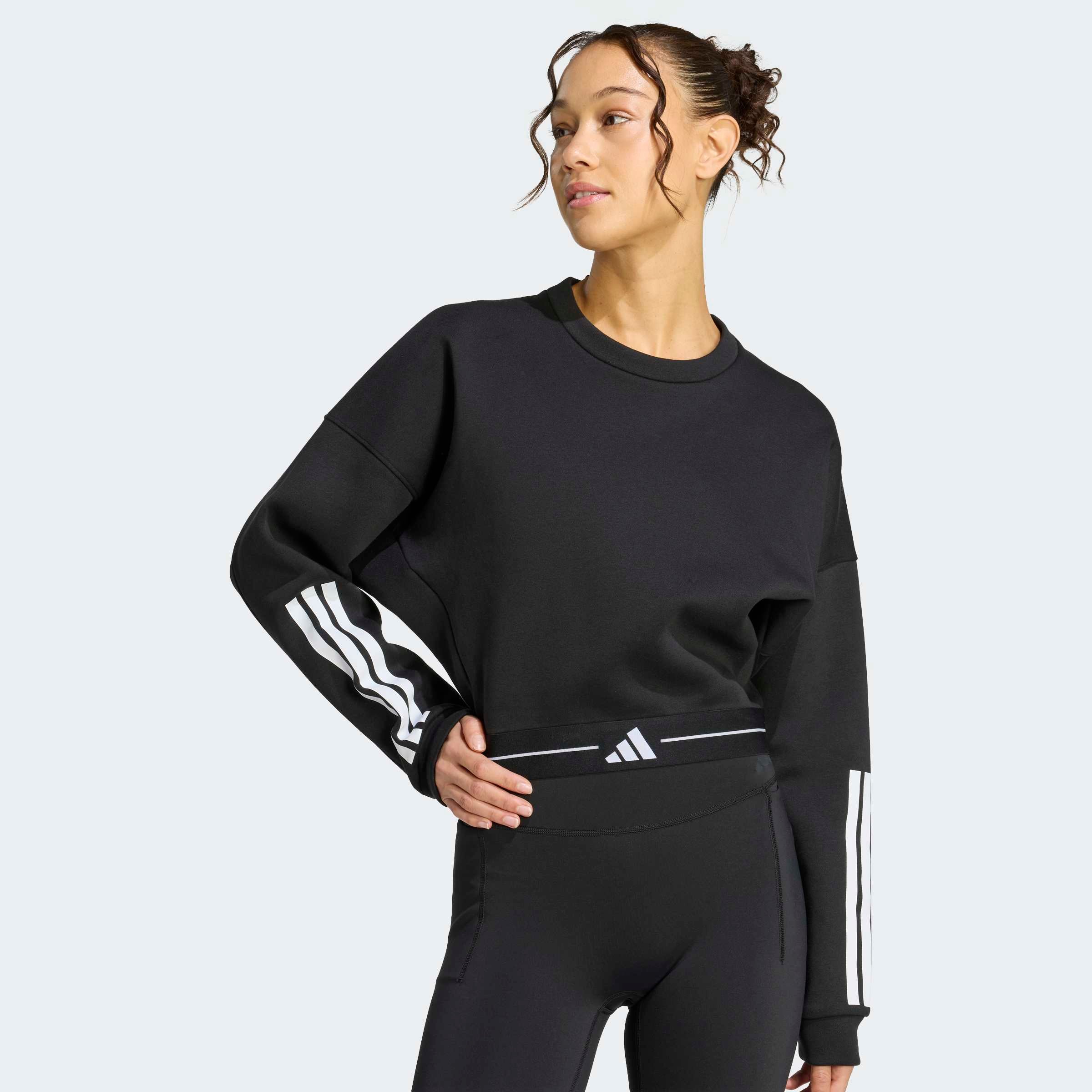 Adidas Camisola Cropped Preta Adidas