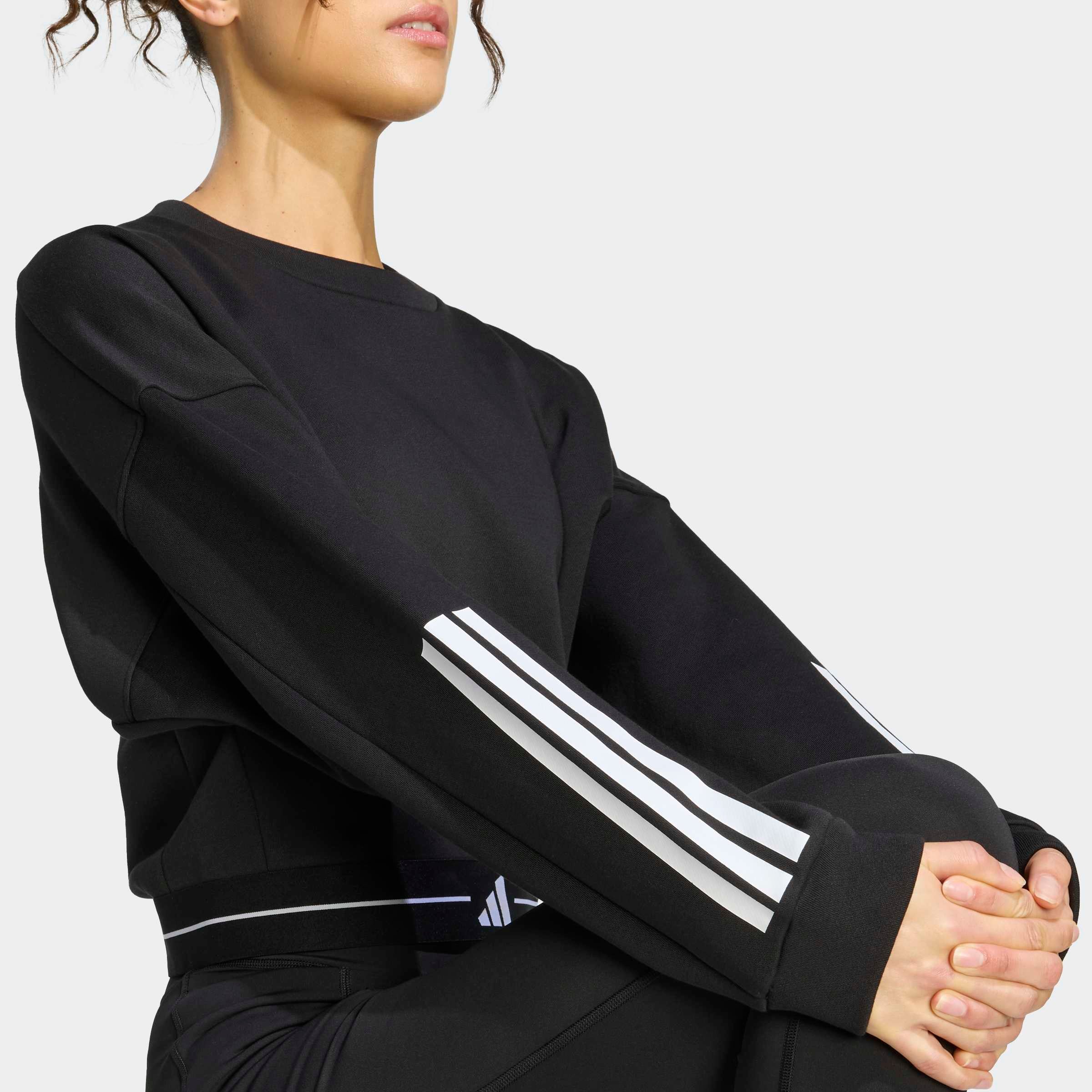 Adidas Camisola Cropped Preta Adidas