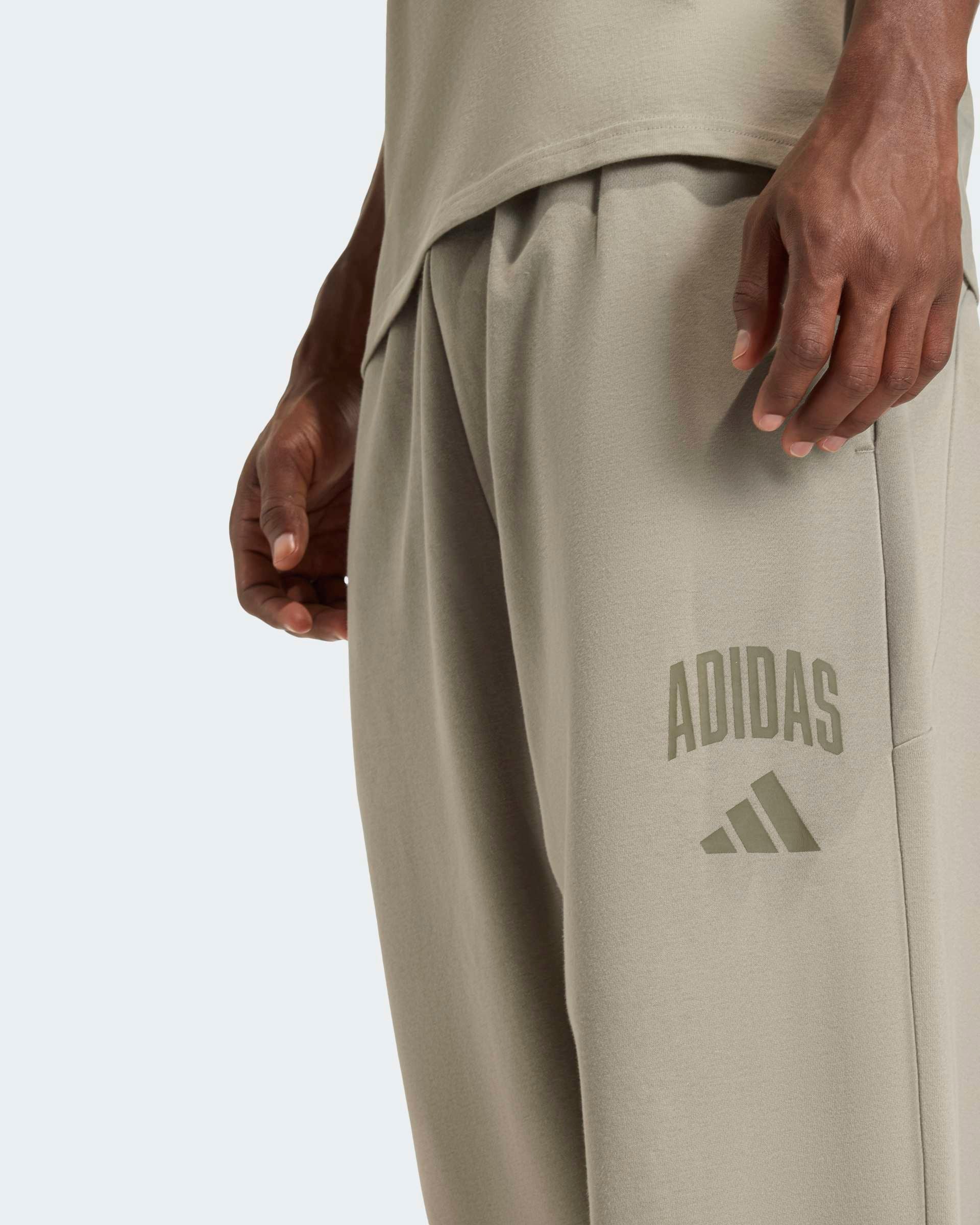 Calças Homem Adidas Collegiate Cardadas Verdes Adidas