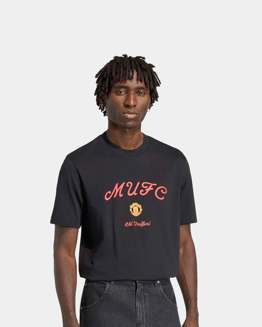 Adidas T-shirt Manchester United Preta KD6395