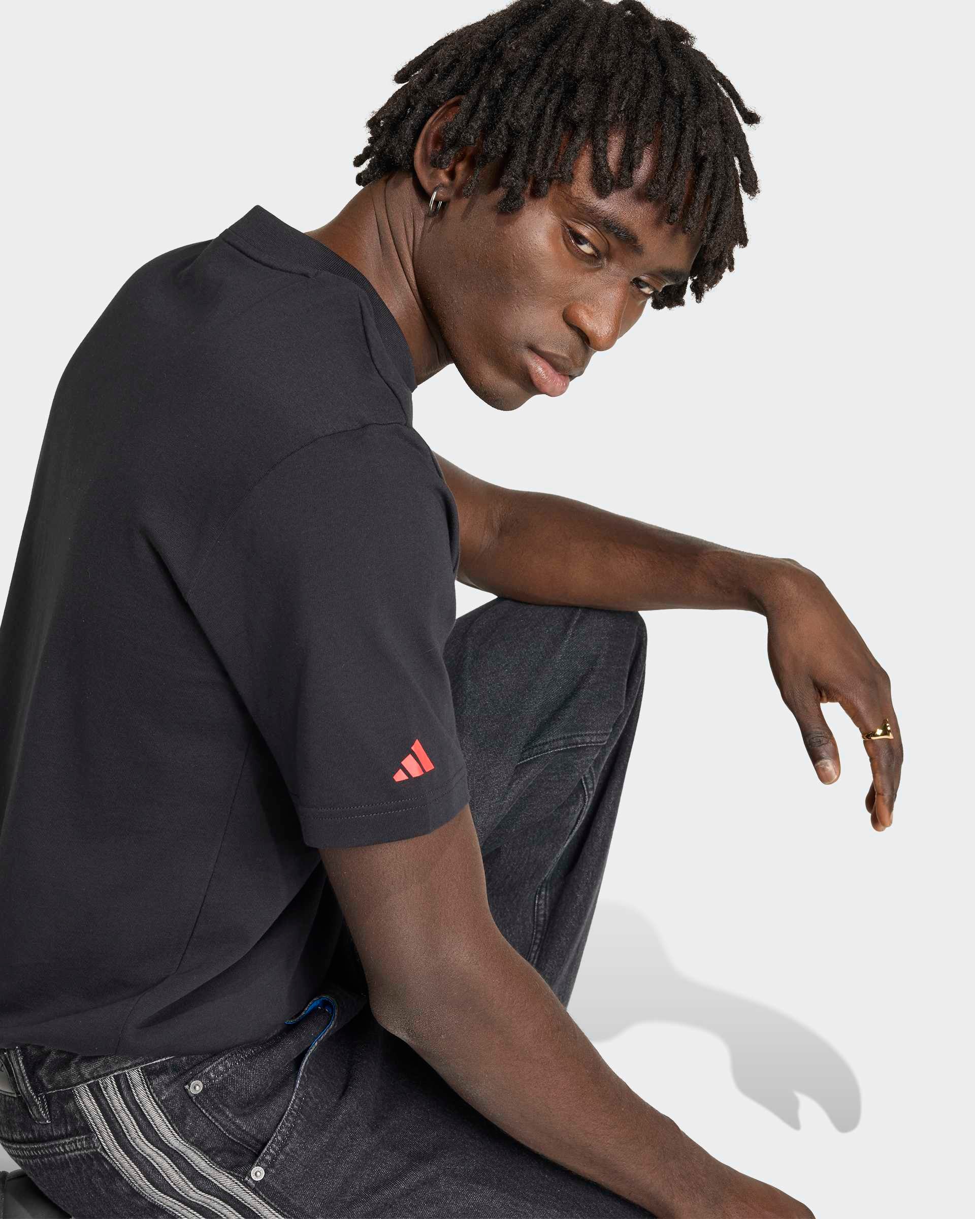 Adidas T-shirt Manchester United Preta Adidas