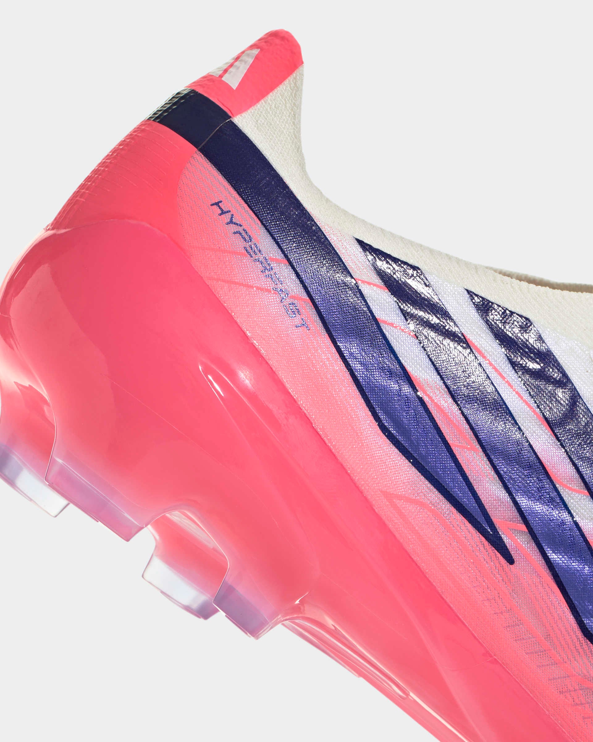 Chuteiras Adidas F50 Hyperfast League PRO LL FG Branca/Rosa Adidas