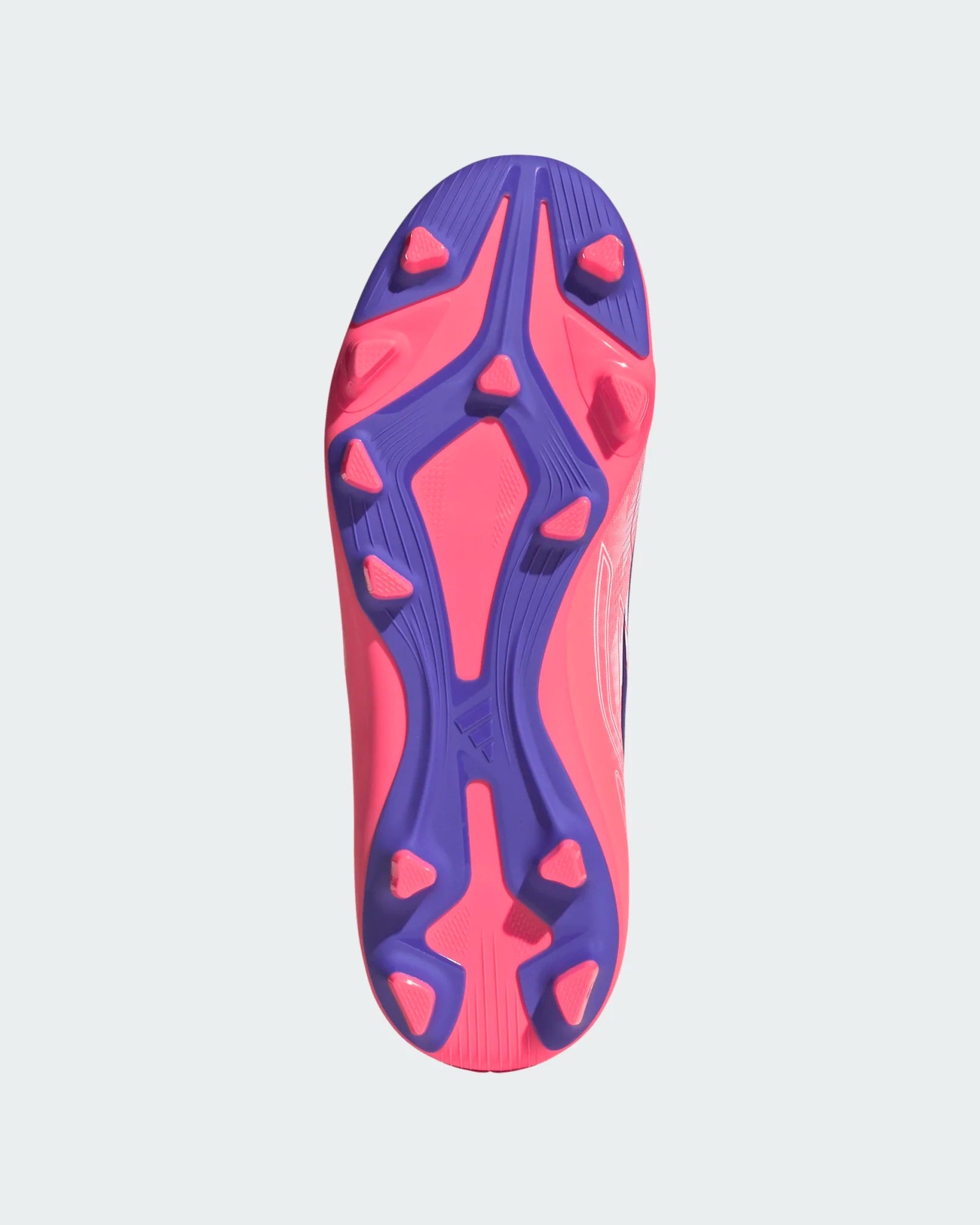Chuteiras Criança Adidas F50 Hyperfast Club Branco/Roxo/Laranja Adidas