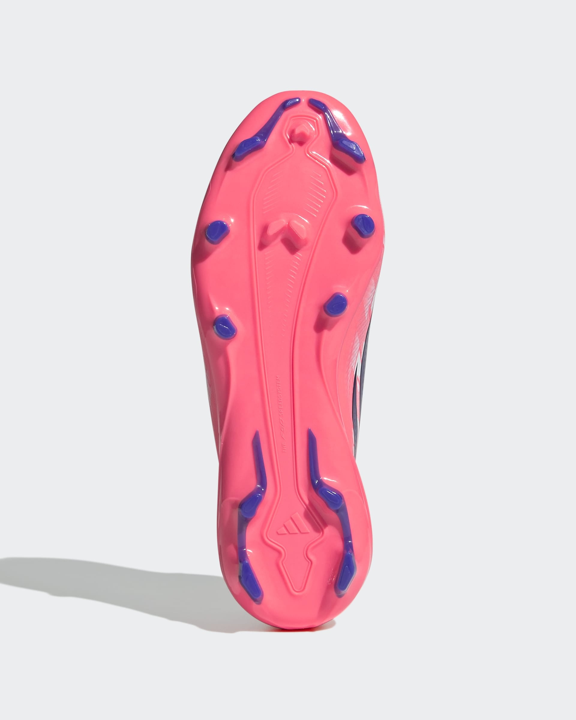 Chuteiras Adidas F50 Hyperfast League Mid FG Júnior Branco/Rosa Adidas