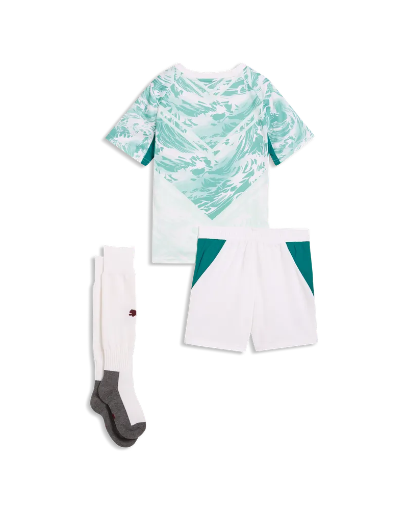 Kit Criança Puma Portugal Copa do Mundo 26 Verde Puma
