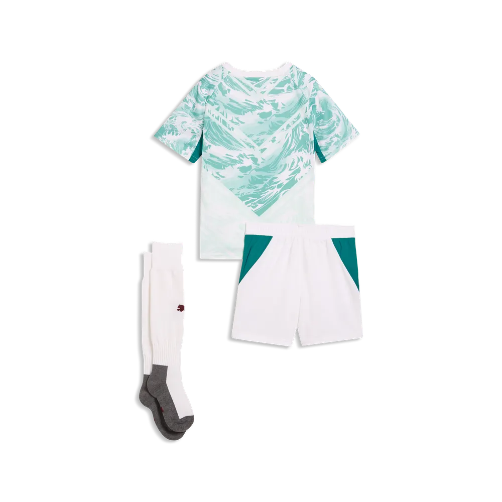 Kit Criança Puma Portugal Copa do Mundo 26 Verde Puma