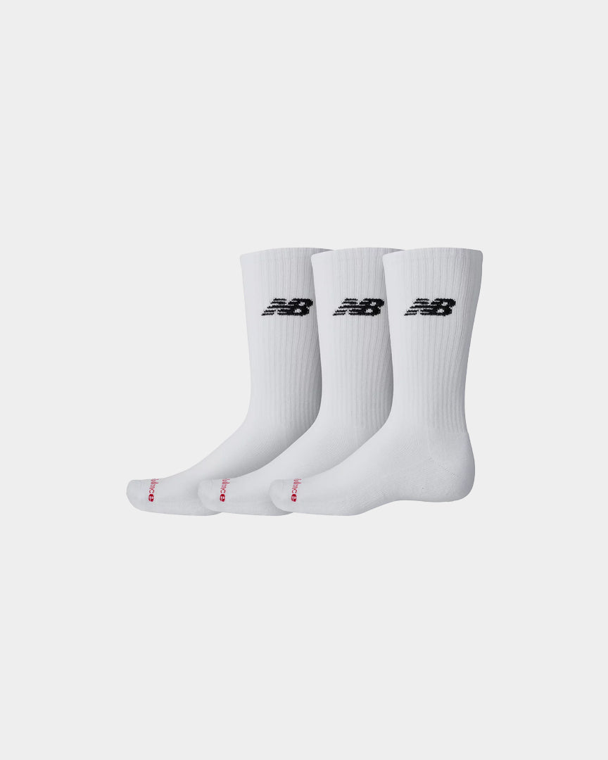 New Balance Meias Crew 3P Branco LAS51293WT