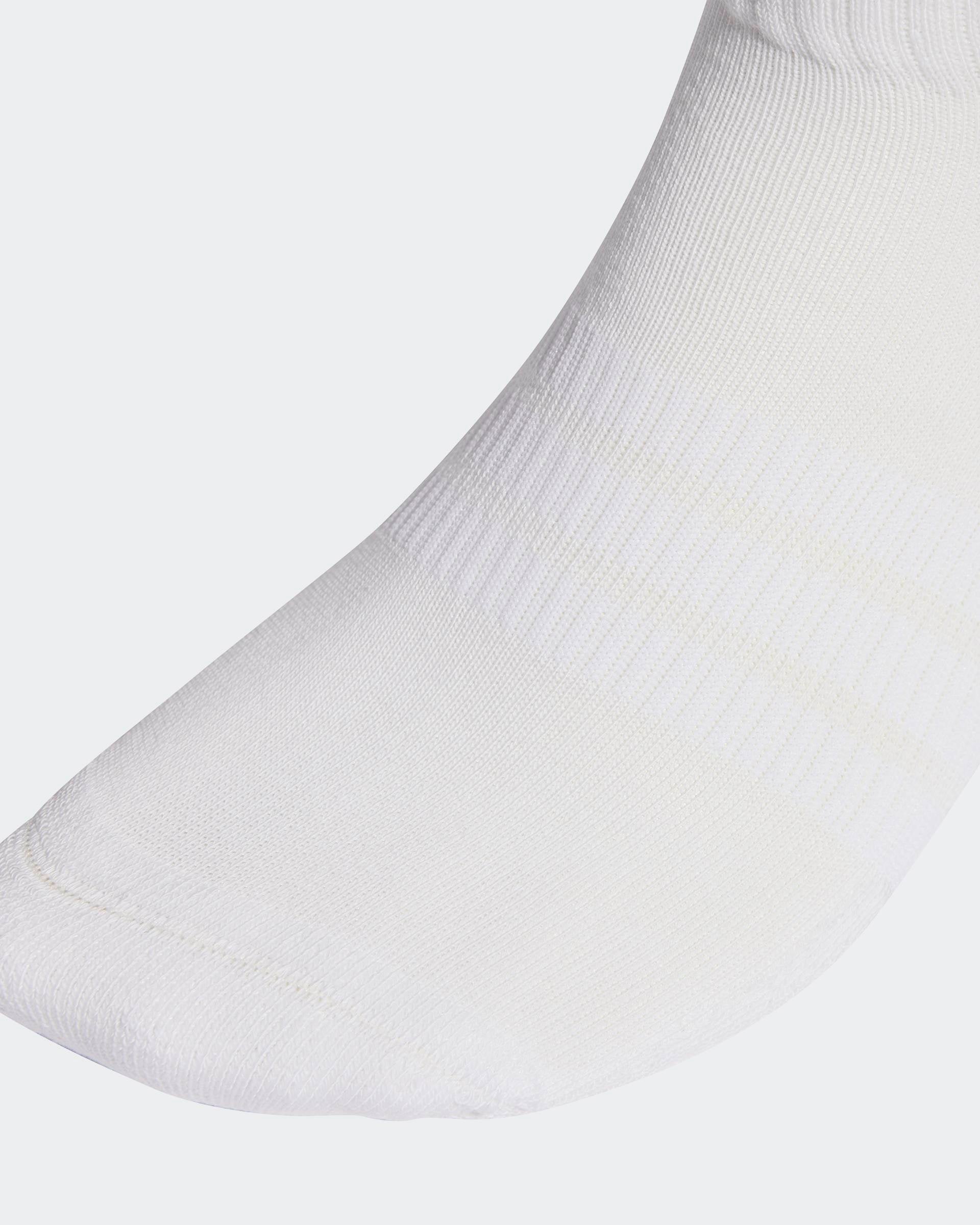 Meias Adidas Almofadadas Até o Tornozelo 3P Brancas Adidas