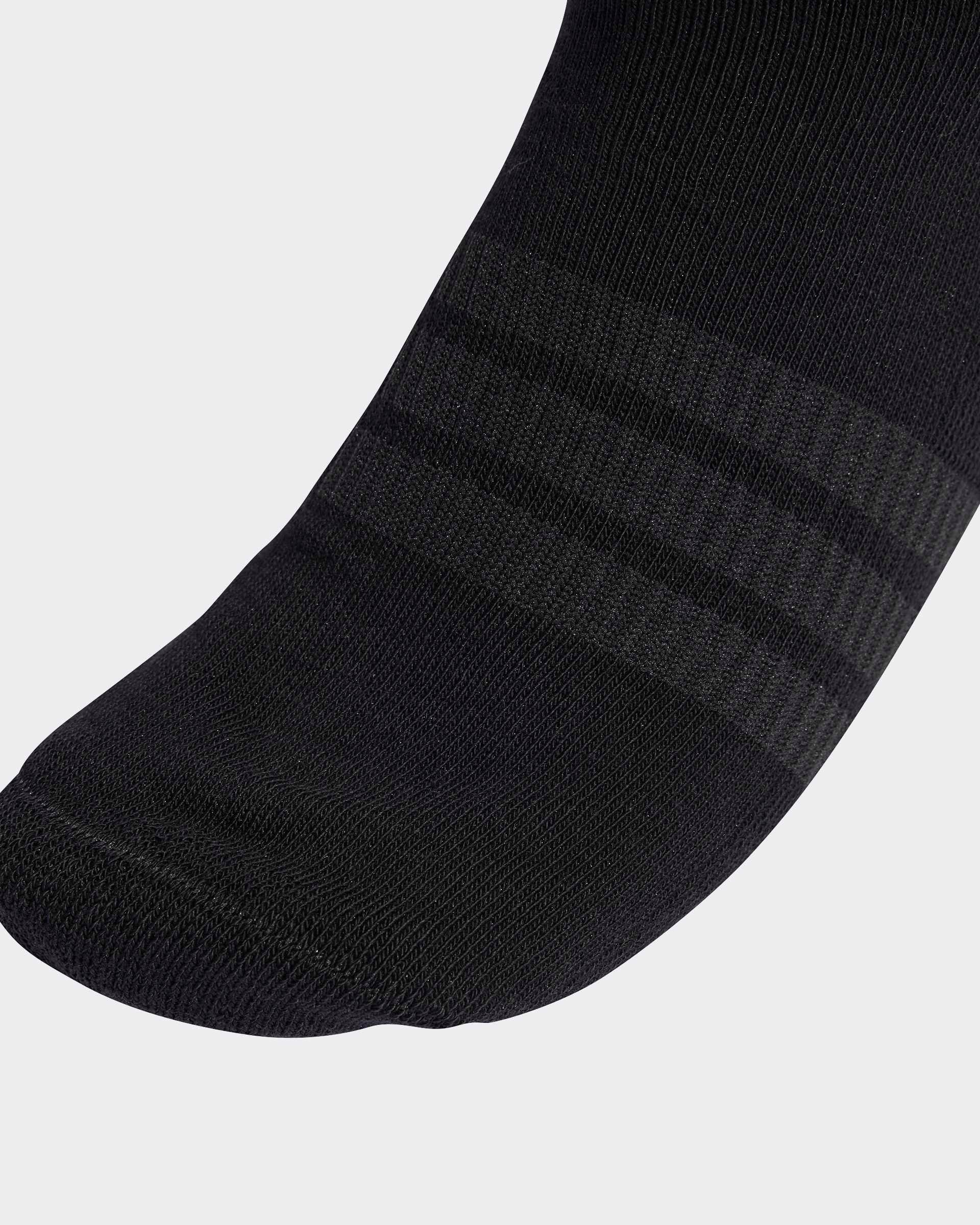 Meias Adidas Almofadadas Até o Tornozelo 3P Pretas Adidas