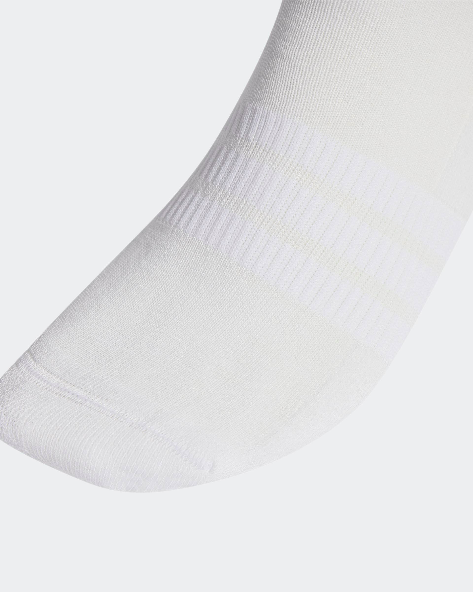 Meias Adidas Cano Médio Almofadadas 3P Brancas Adidas