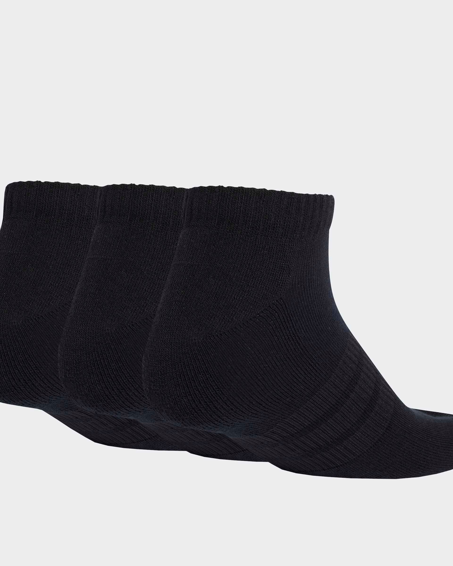 Meias Adidas Invisíveis Almofadadas 3P Pretas Adidas