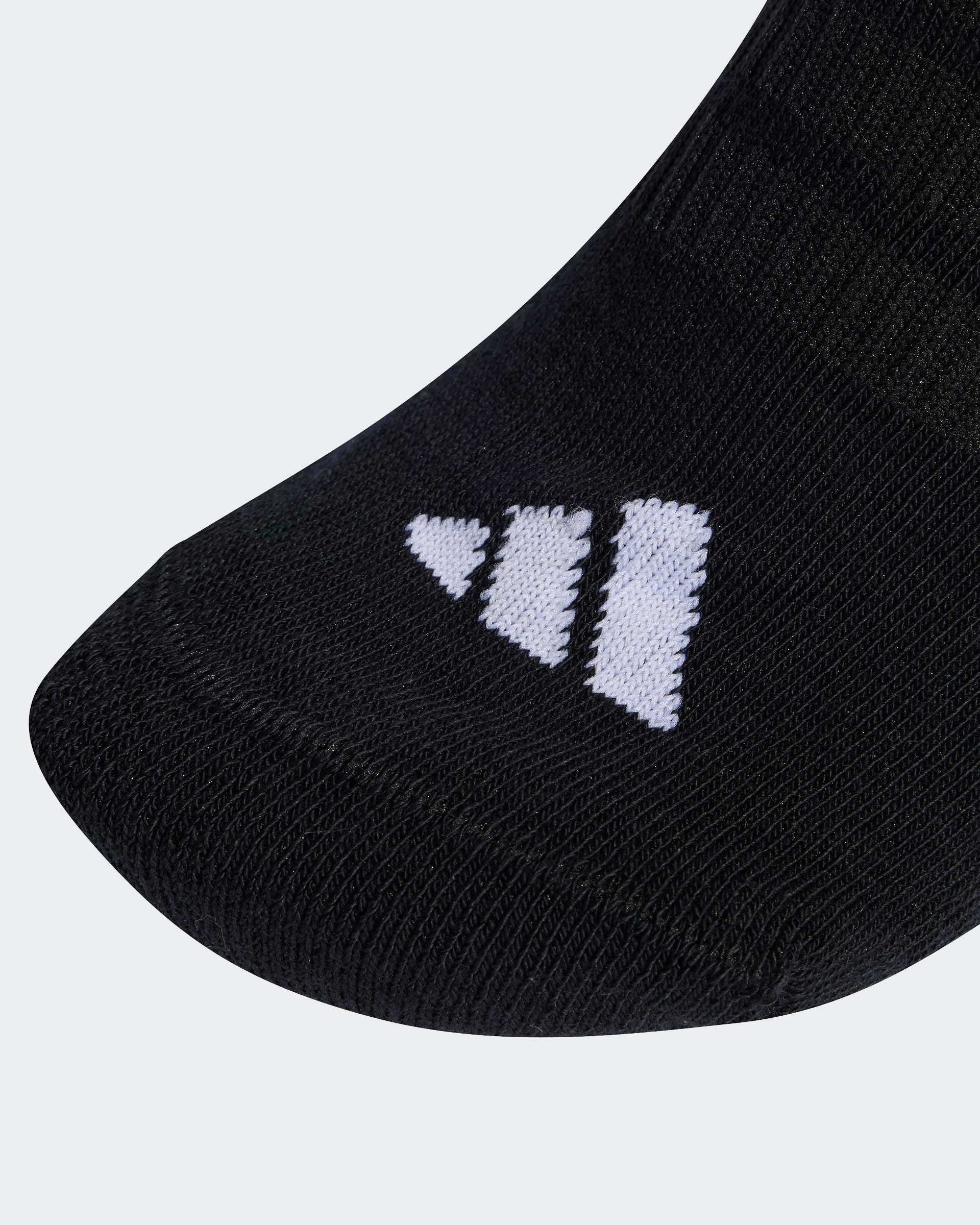 Meias Adidas Invisíveis Almofadadas 3P Pretas Adidas