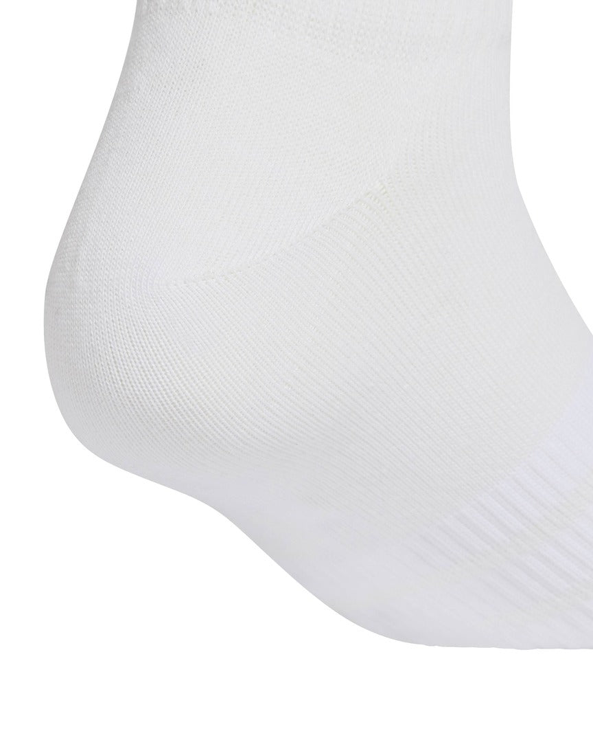 Meias Leves Adidas Até o Tornozelo 3P Multicor pormenor do calcanhar