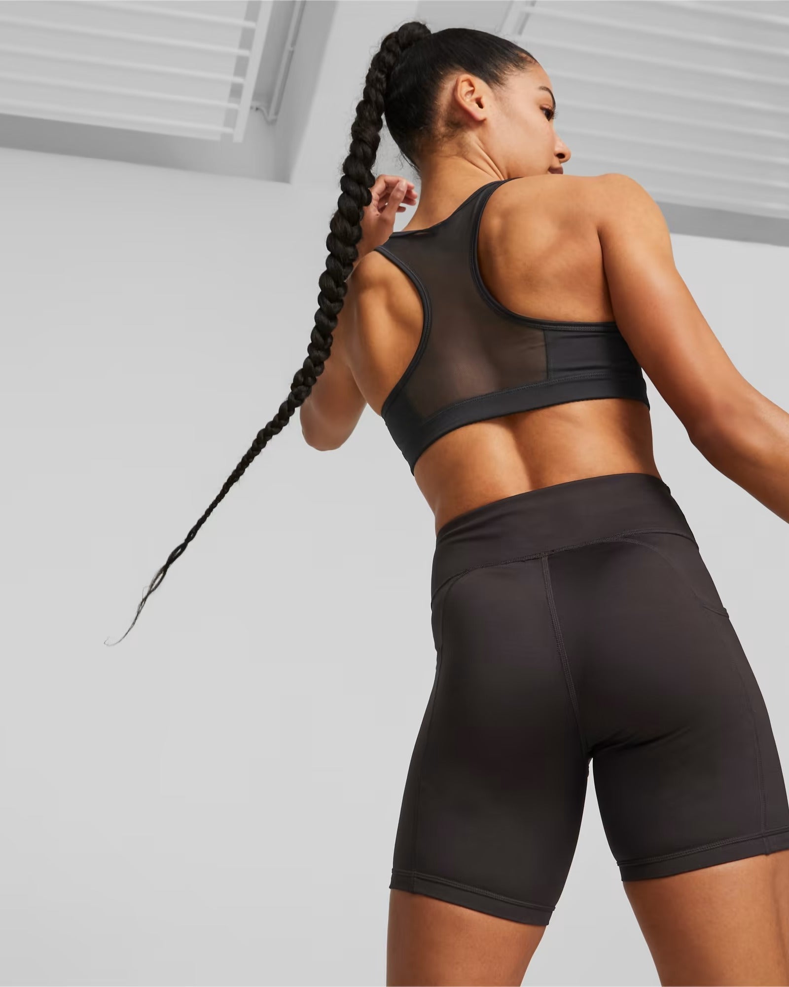 Puma Sutiã de Treino Mid Impact Preto Puma