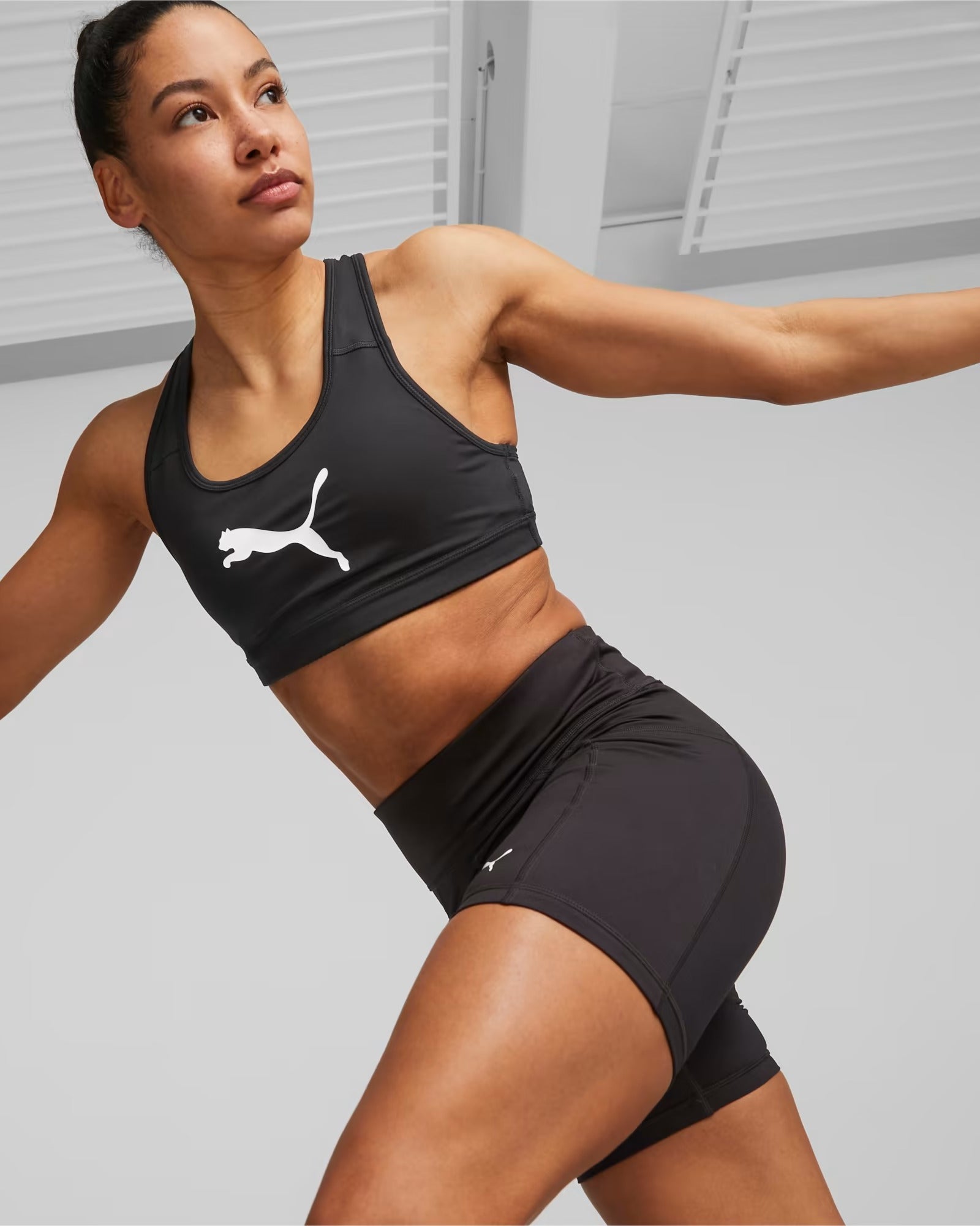 Puma Sutiã de Treino Mid Impact Preto Puma