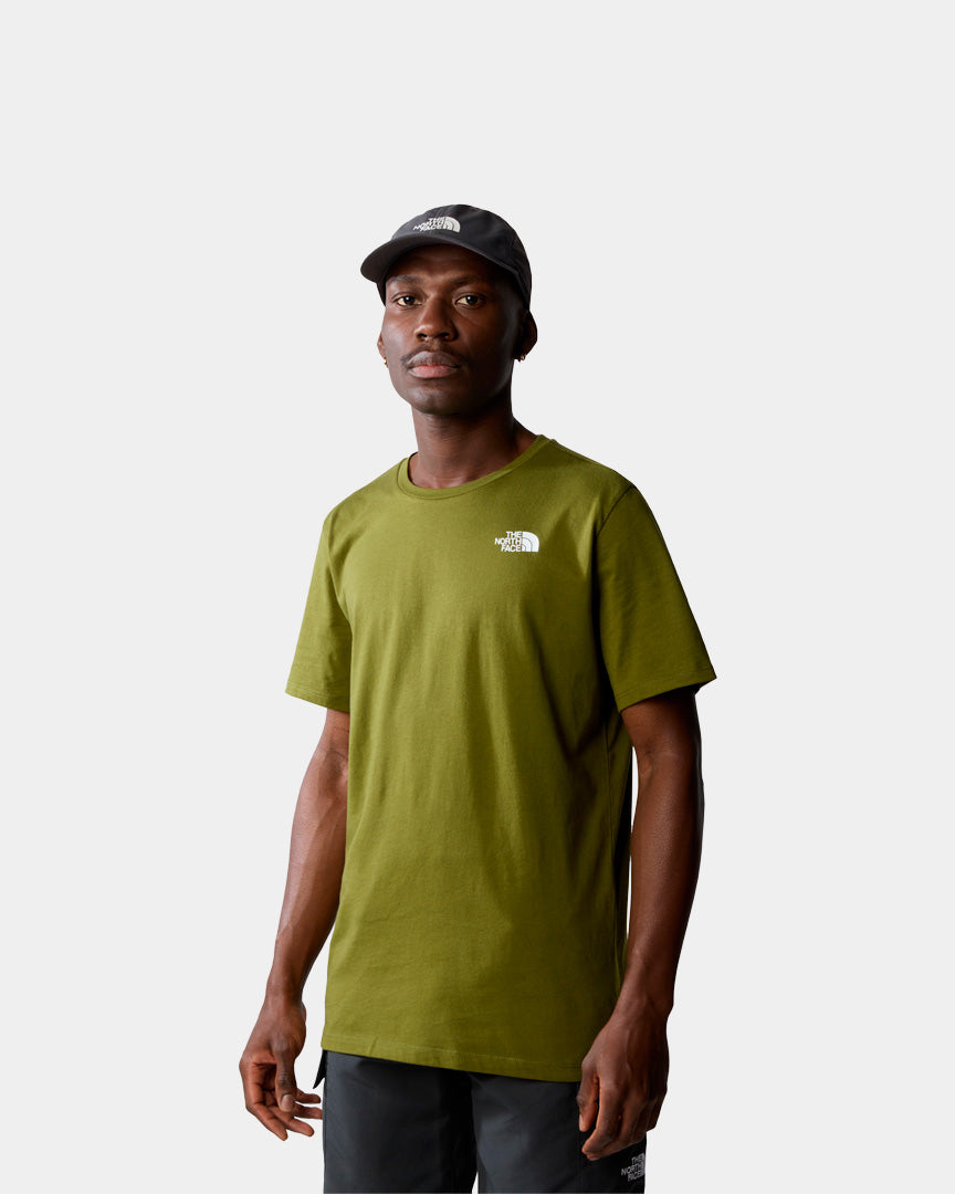 The North Face T-Shirt Mountain Lines Gráfica Verde NF0A8830PIB