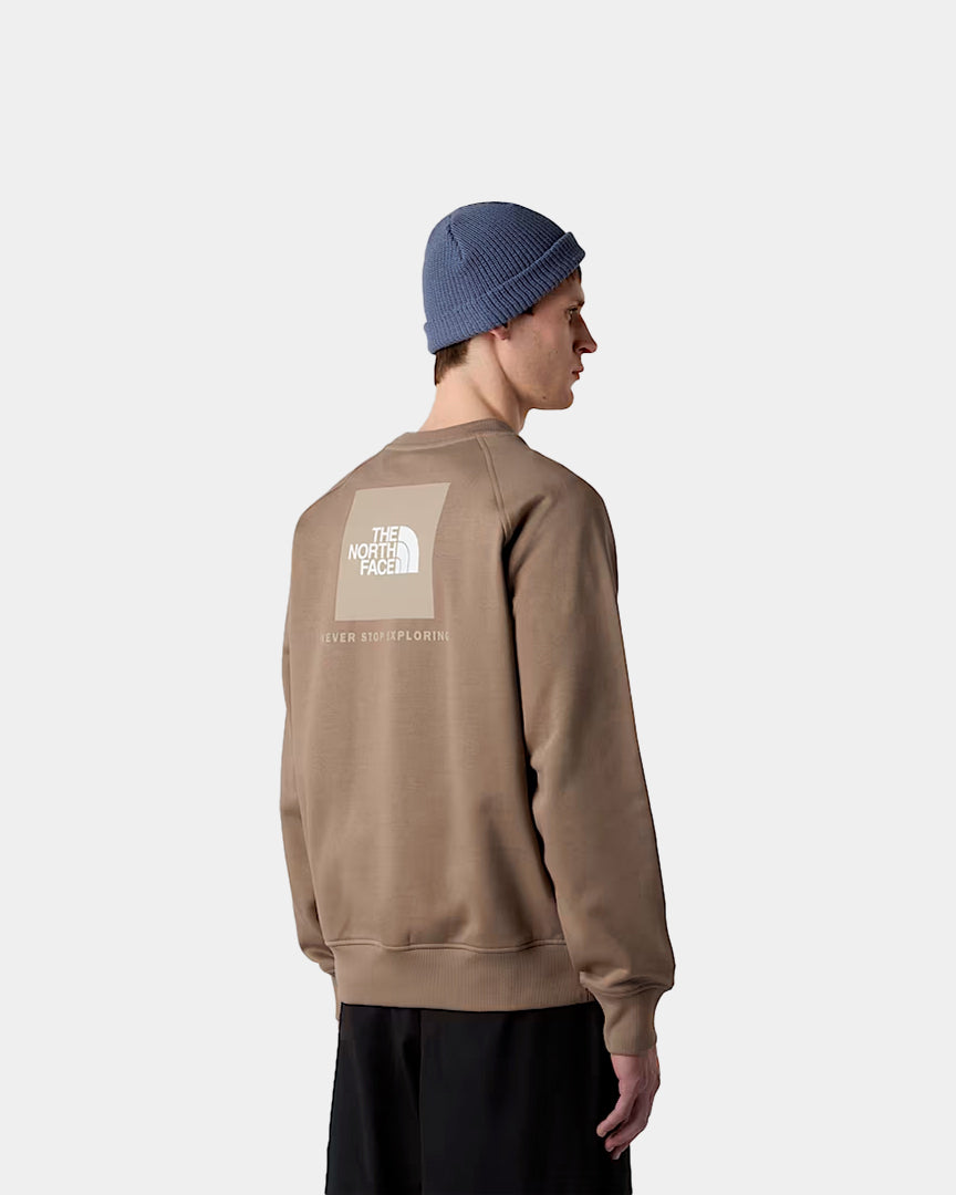 The North Face Camisola Rag Box Crew Castanho NF0A89FAE1Q