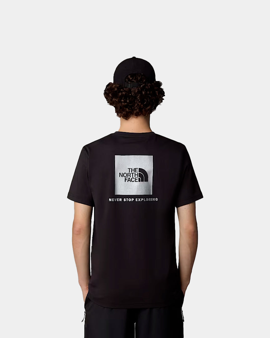 The North Face T-Shirt Refletora NSE Box Preto/Prateado NF0A8C4VU1H