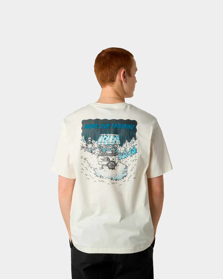 The North Face T-shirt U Powder Days Branca NF0A8E4DQLI