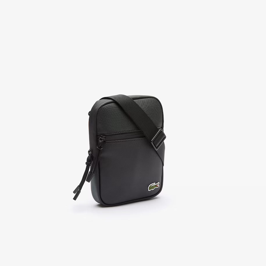 Lacoste Bolsa S Flat Crossover Preta Lacoste
