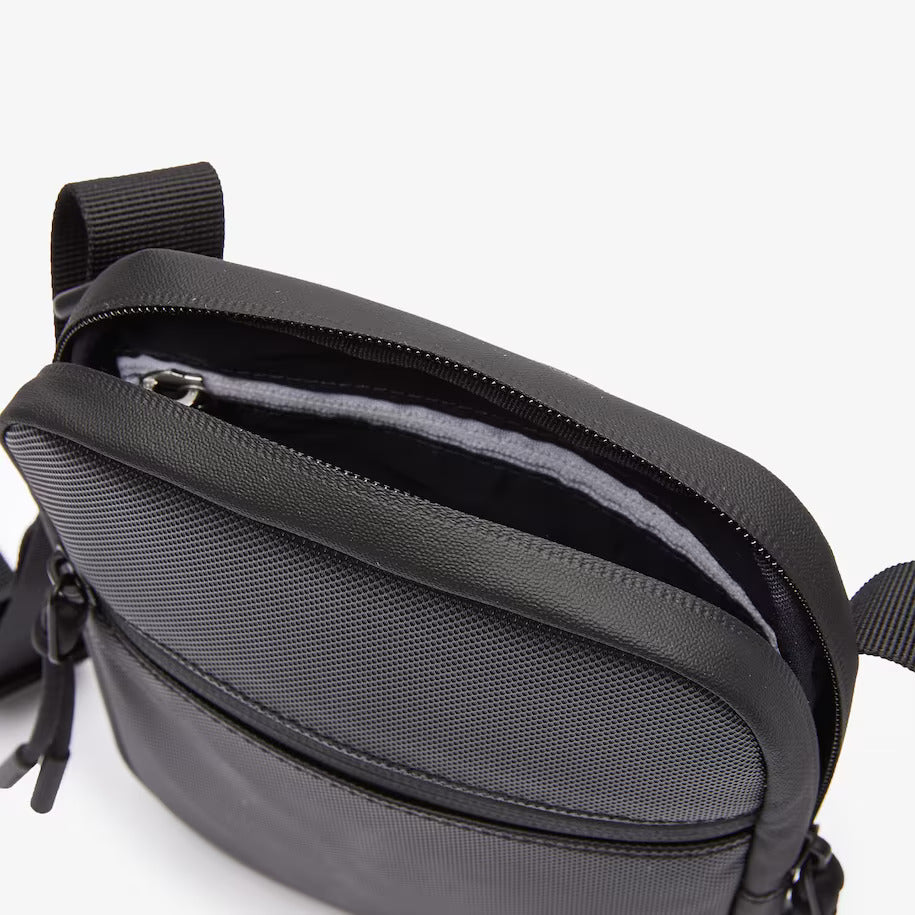 Lacoste Bolsa S Flat Crossover Preta Lacoste