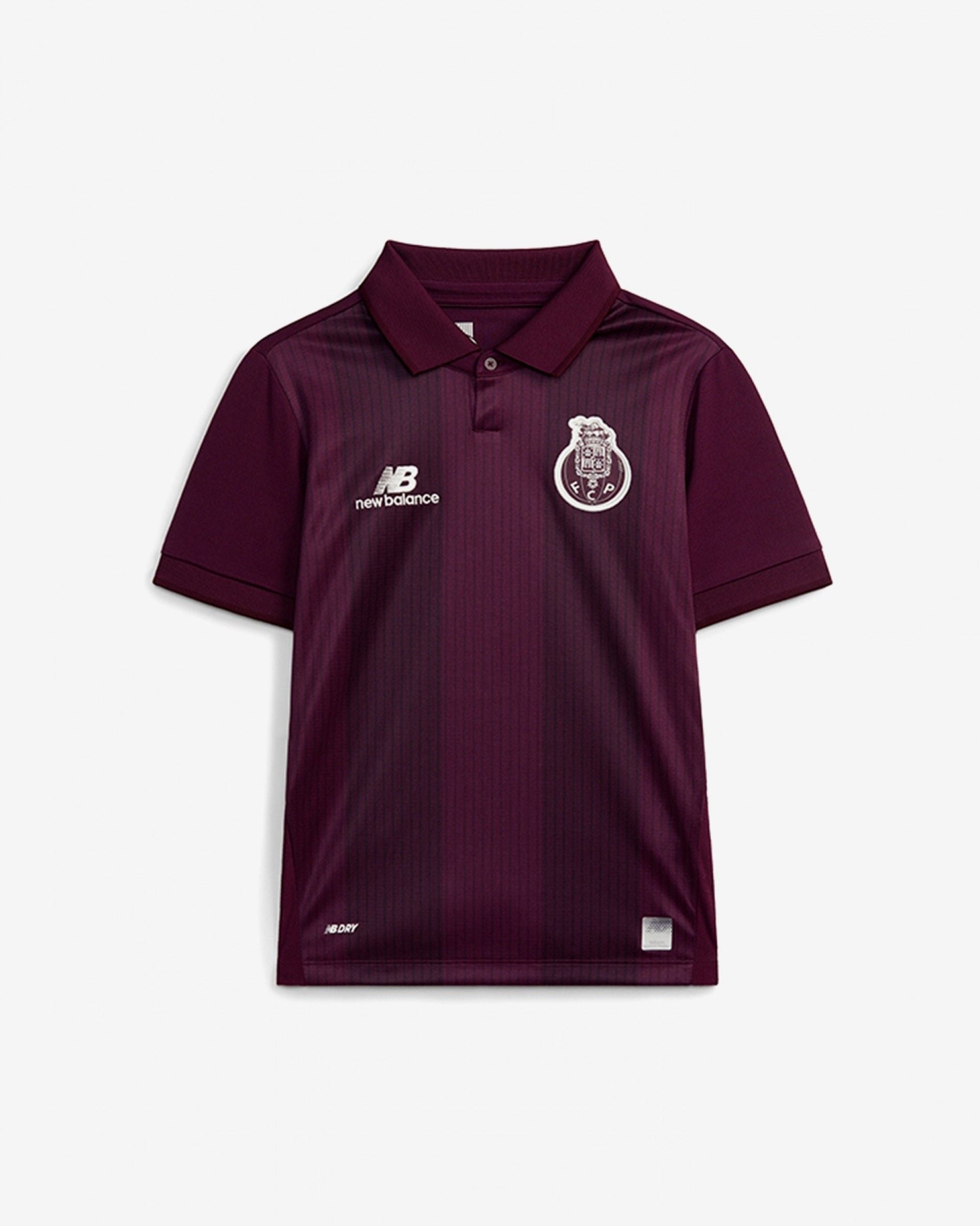 New Balance Equipamento FC Porto Alternativo Junior EP26/27 Bordô New Balance