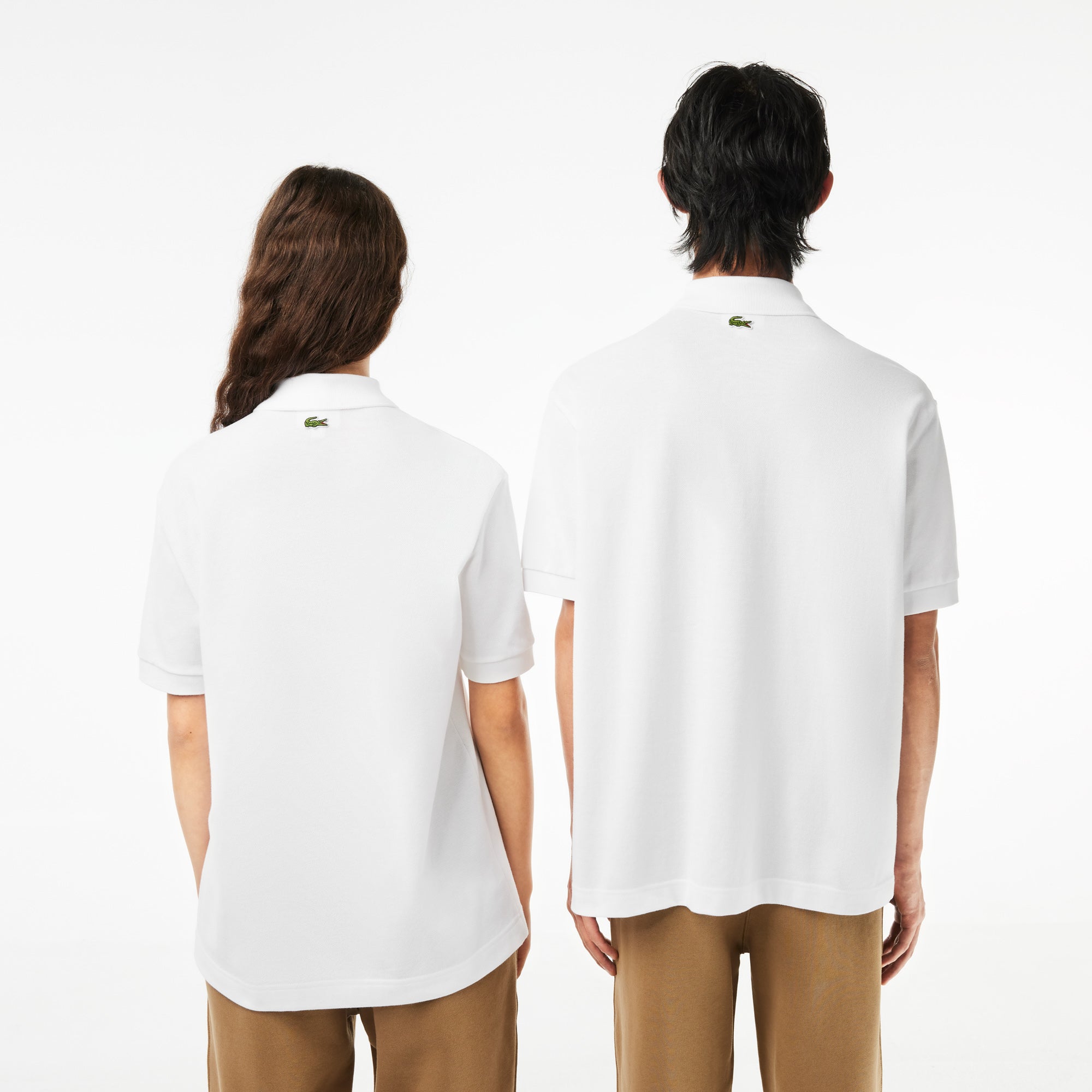 Polo Lacoste Bord-Cotes Manches Branco Lacoste
