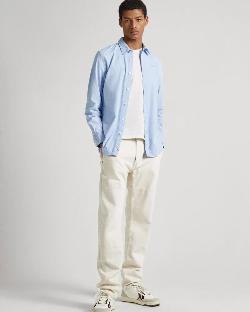 Pepe Jeans Camisa Popelina Azul Pepe Jeans