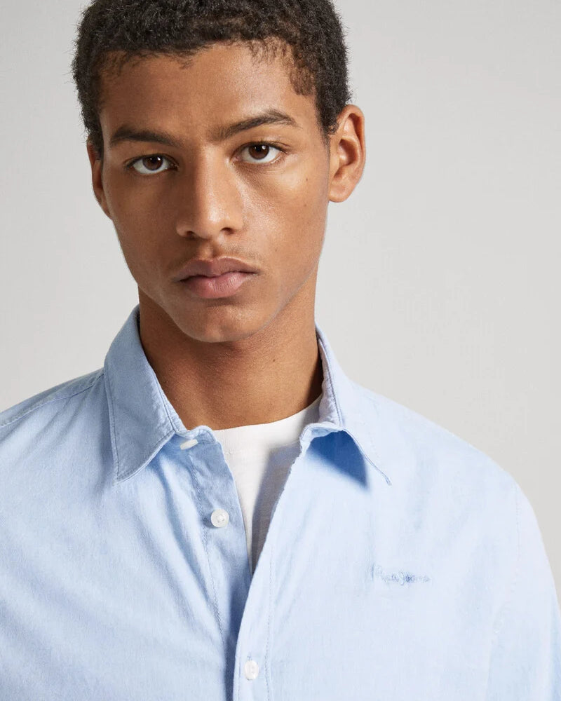 Pepe Jeans Camisa Popelina Azul Pepe Jeans
