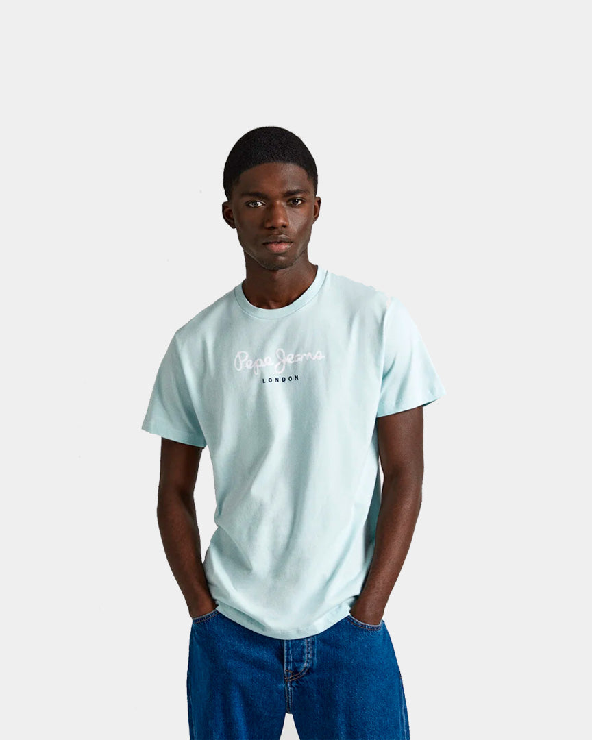 Pepe Jeans T-Shirt Logo Azul Bebé PM508208511