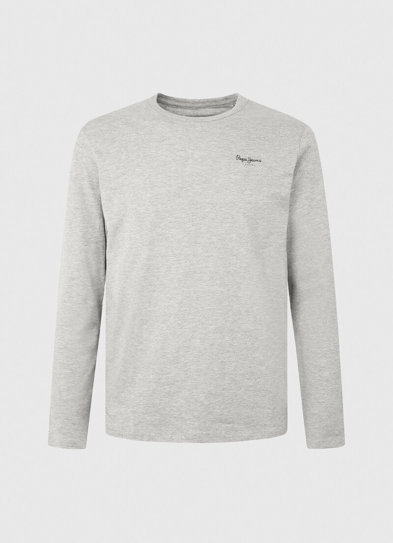 Pepe Jeans T-Shirt Manga Comprida Cinza Pepe Jeans