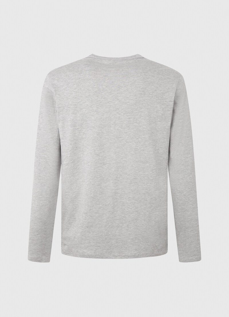 Pepe Jeans T-Shirt Manga Comprida Cinza Pepe Jeans