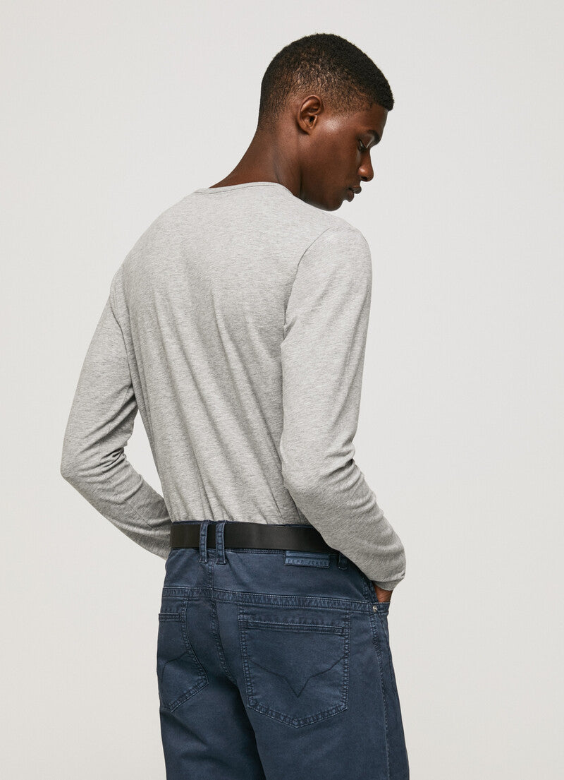 Pepe Jeans T-Shirt Manga Comprida Cinza Pepe Jeans