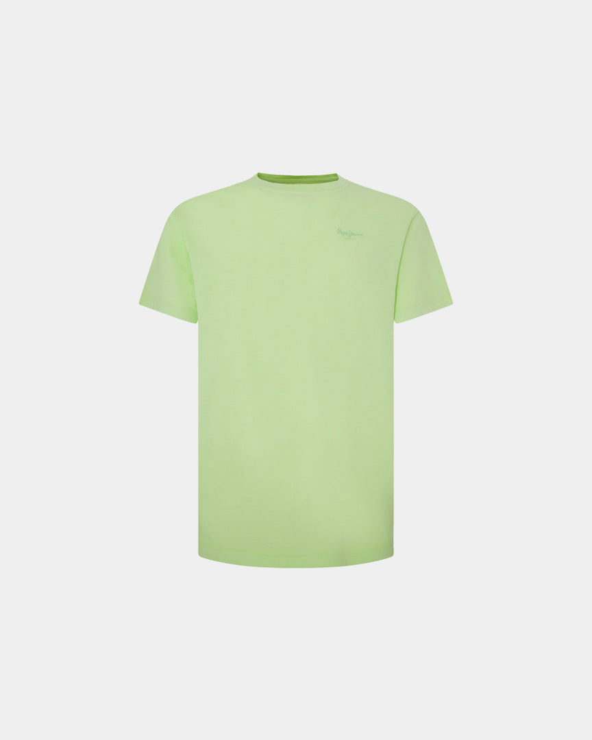 Pepe Jeans T-Shirt Logo Verde Água PM508664612