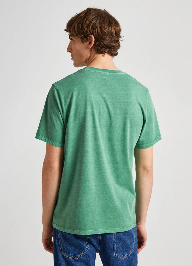 Pepe Jeans T-Shirt Logo Verde Pepe Jeans