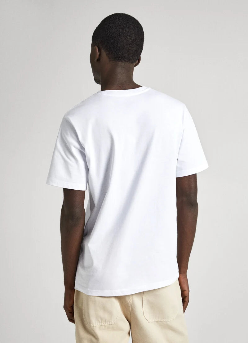 Pepe Jeans T-Shirt Logo Branca Pepe Jeans