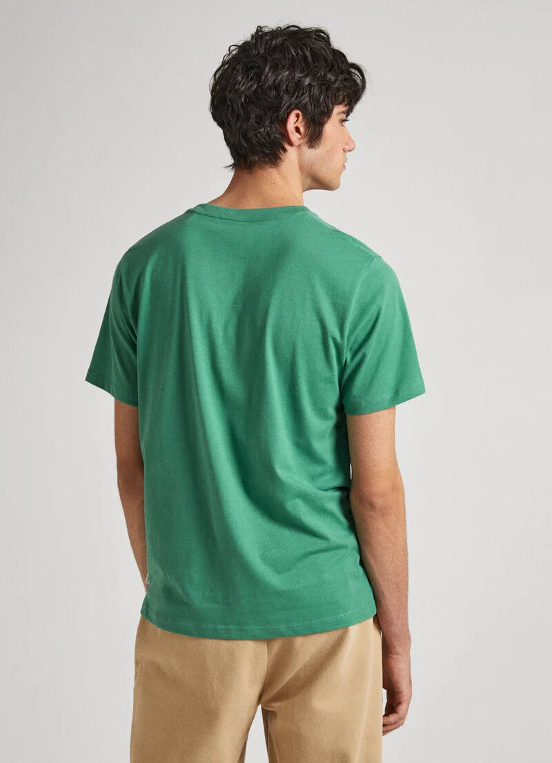 Pepe Jeans T-Shirt Logo Verde Pepe Jeans