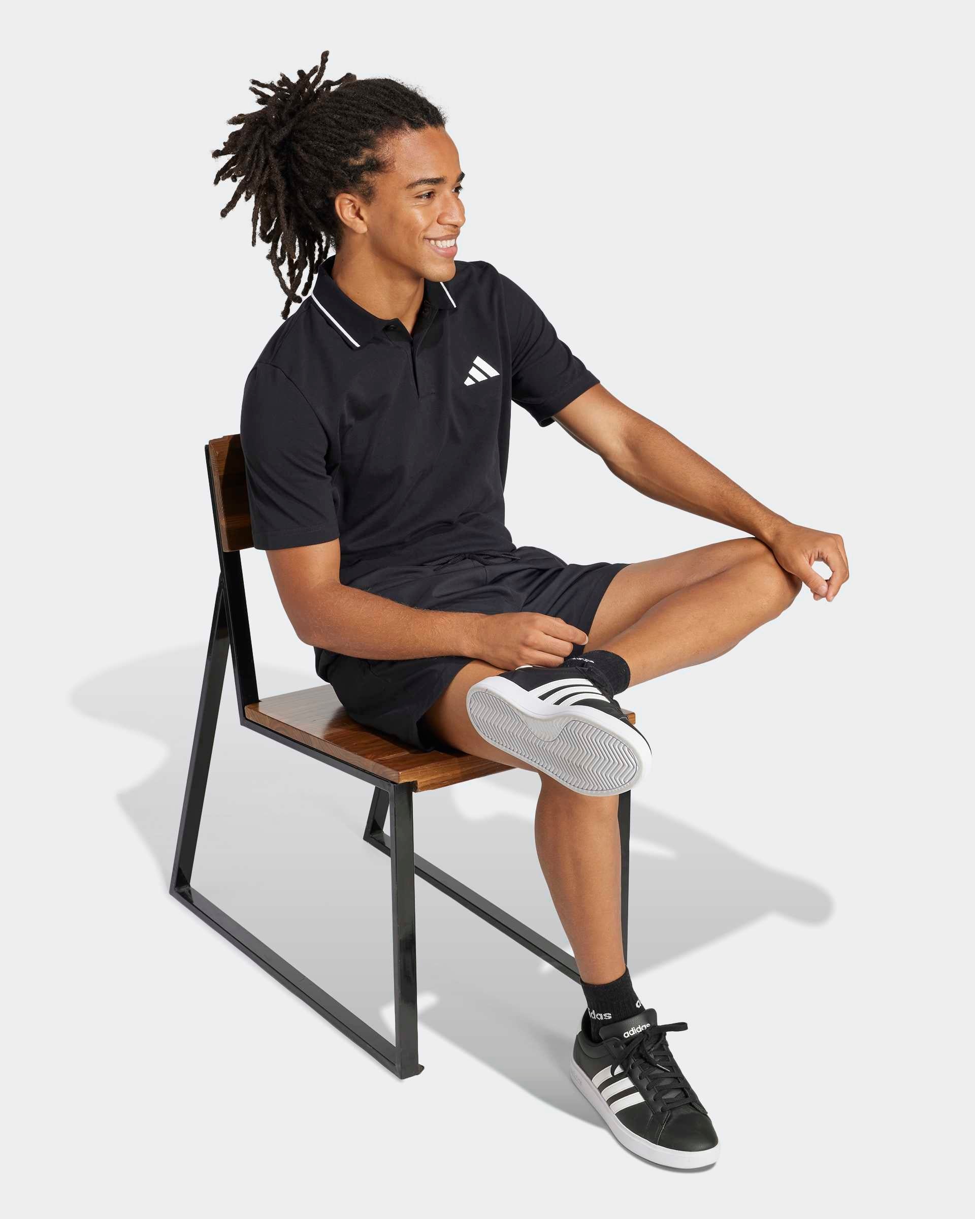 Polo Adidas Essentials Preto Adidas