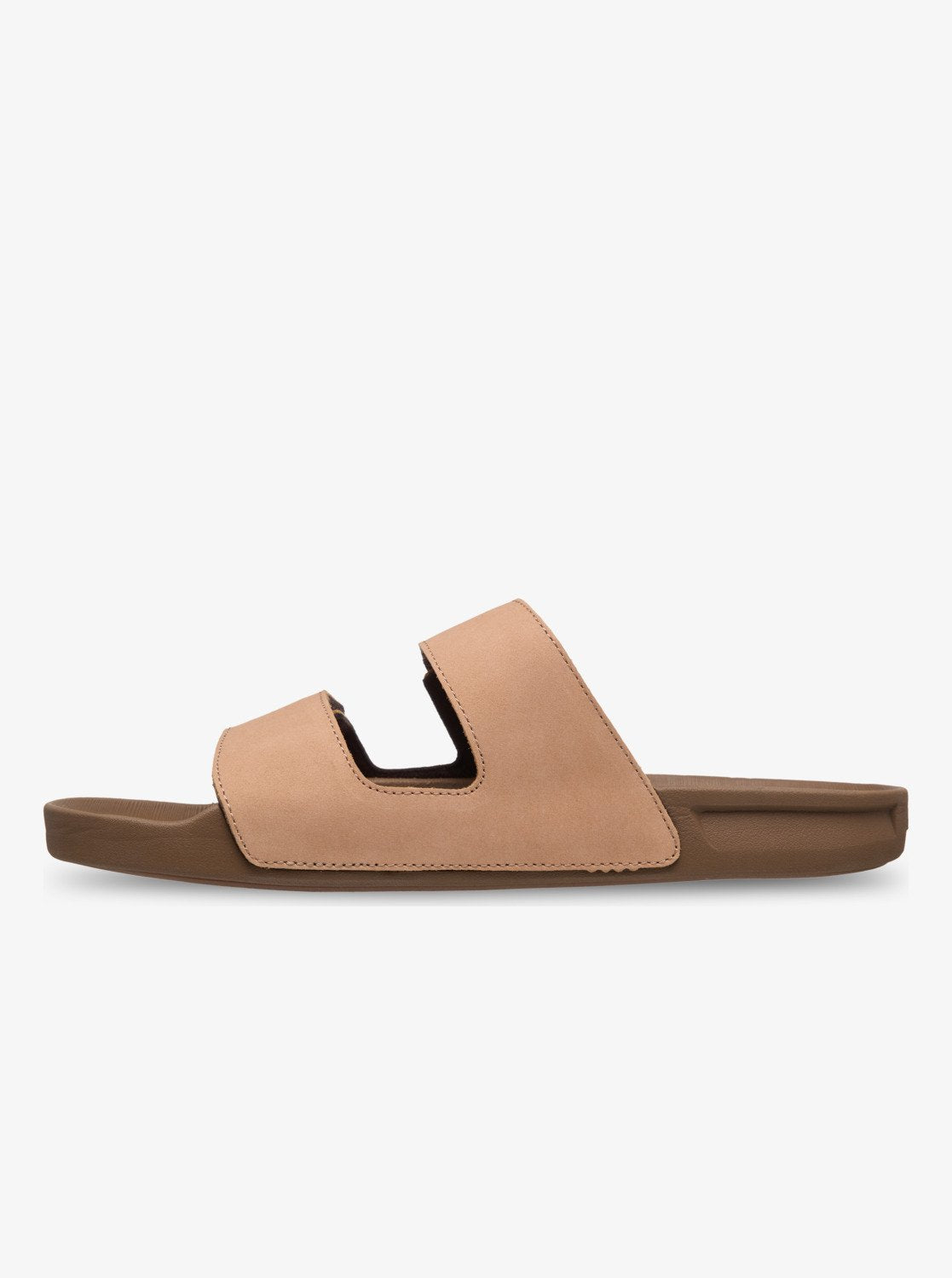 Quiksilver Chinelos Rivi Leather Bege/Castanho Quiksilver
