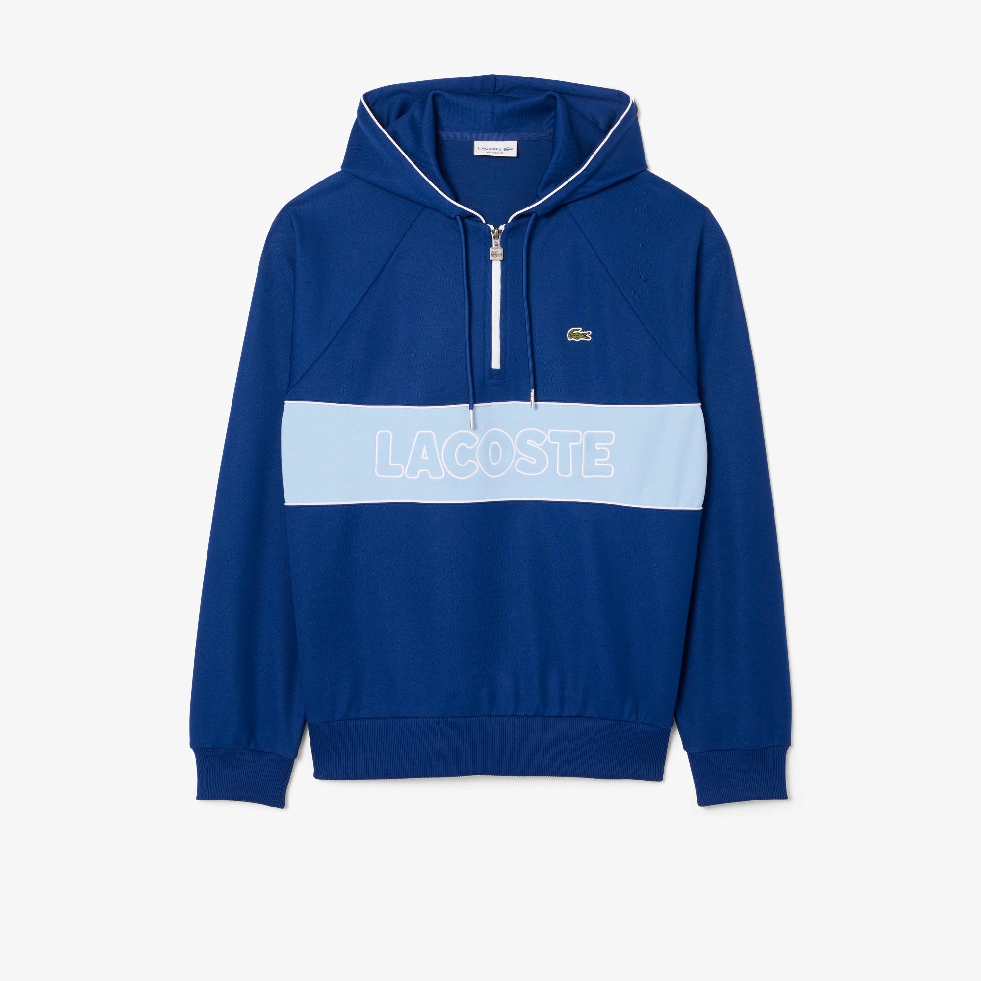 Lacoste Camisola Paris Interlock Piqué Azul Lacoste