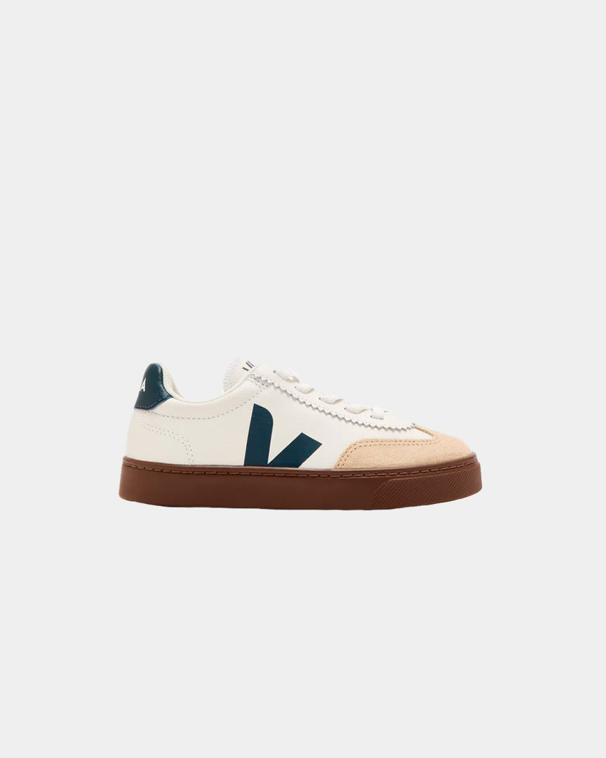 Veja Small Volley O.T Leather Branco/Marinho SY2021013C