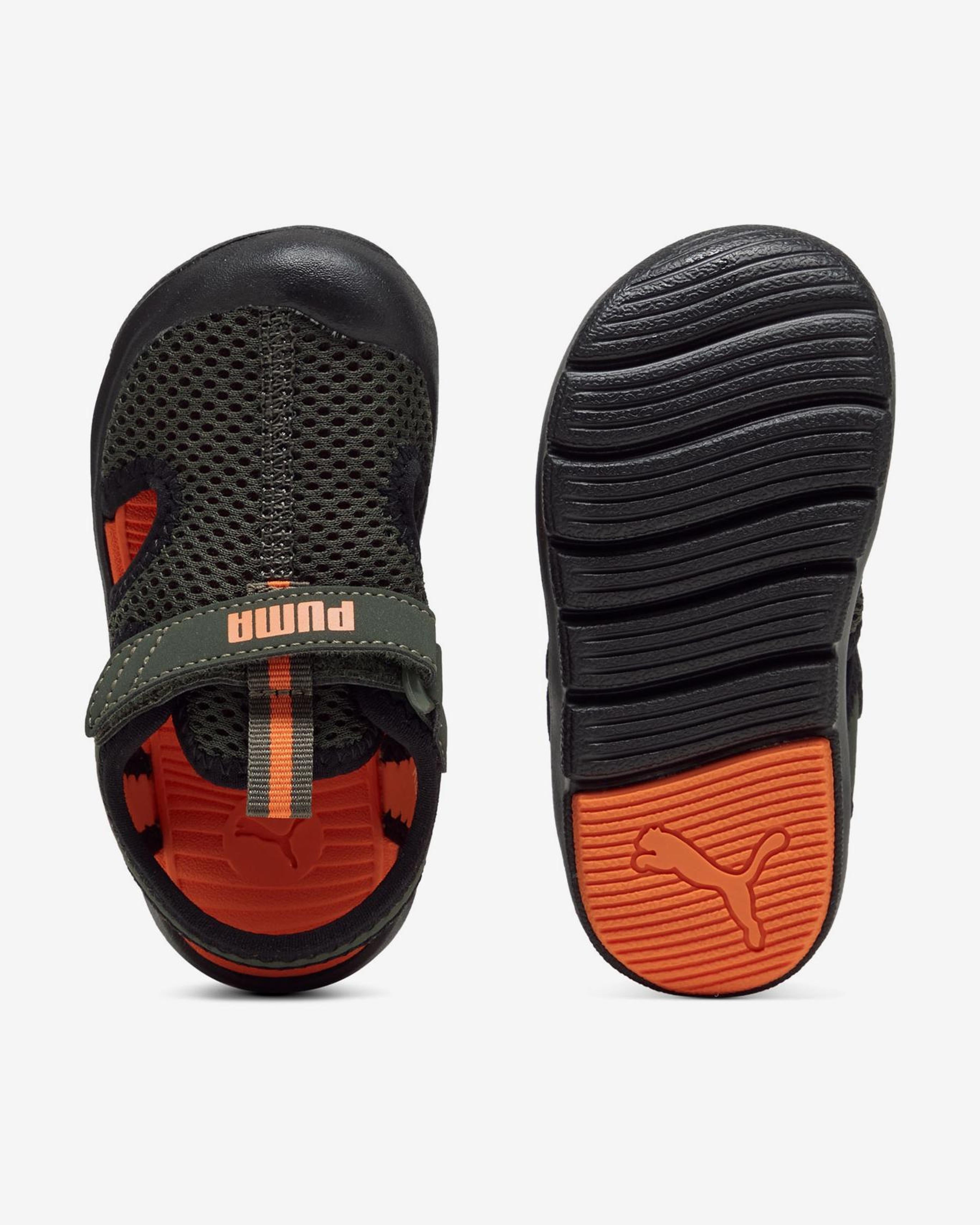 Sandálias Puma Fun Racer Sandal Mesh V Inf Bebé Verde/Laranja/Preto