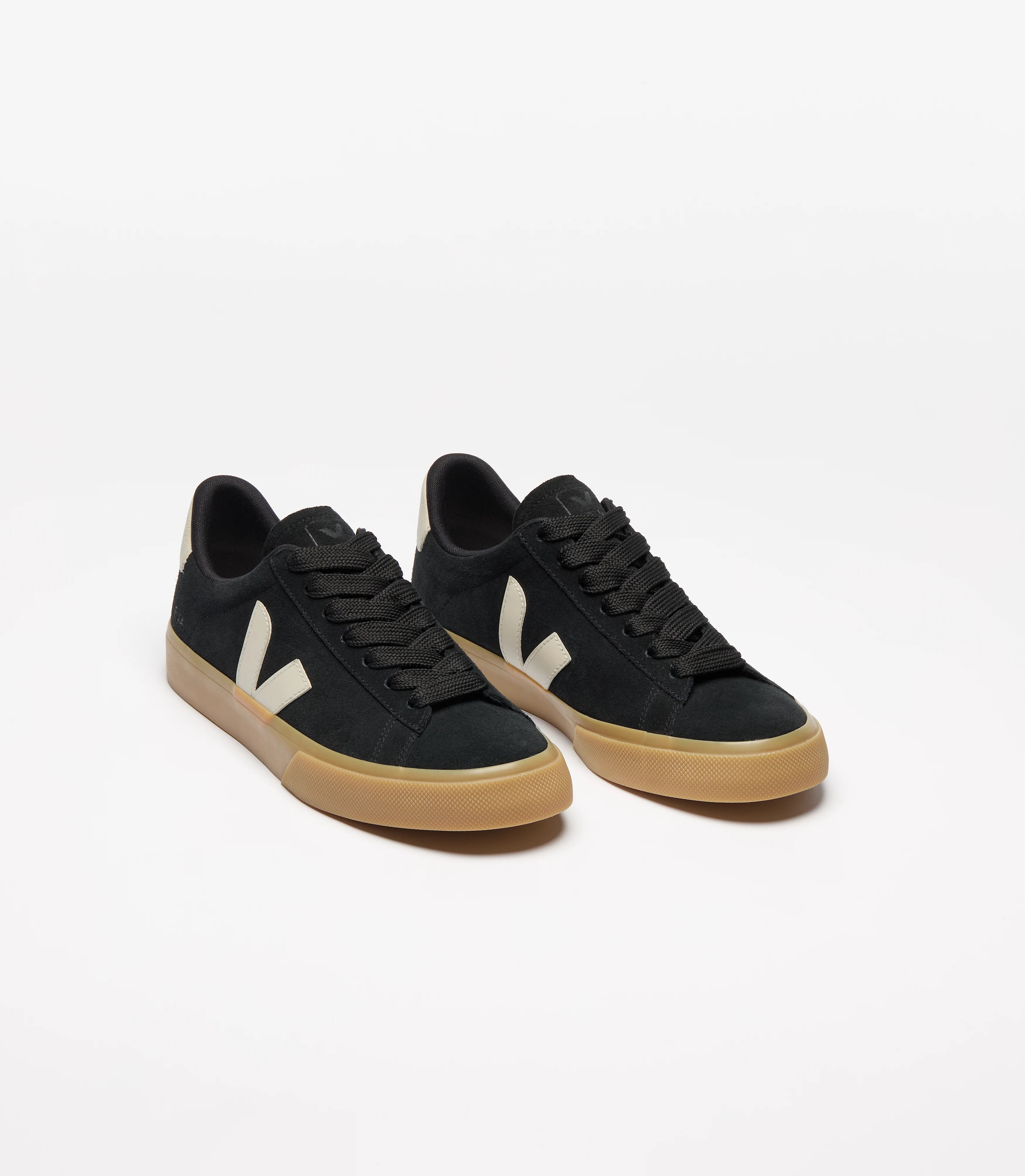 Sapatilha Homem Veja Campo Suede Preto