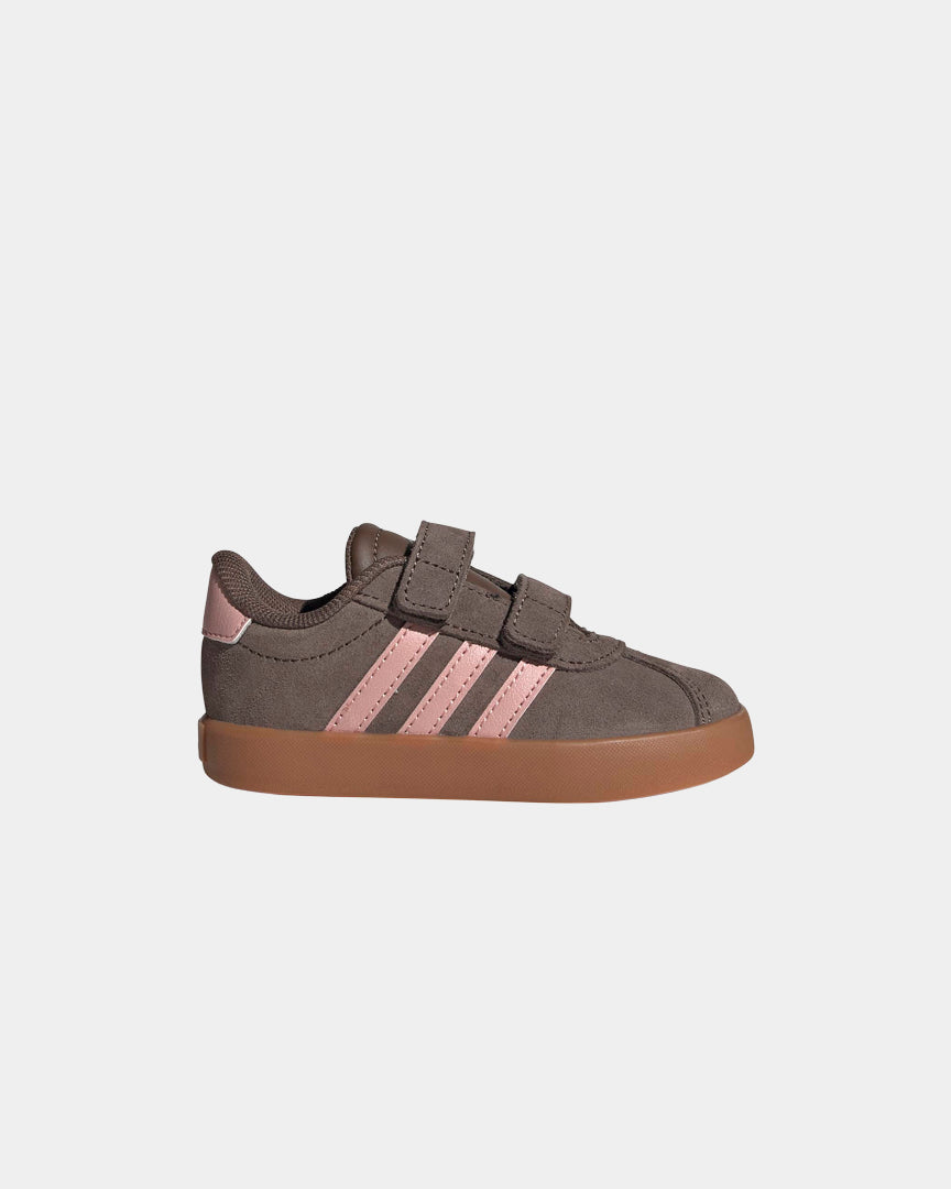 Sapatilhas Bebé Adidas VL Court 3.0 CF I Castanho/Rosa Adidas